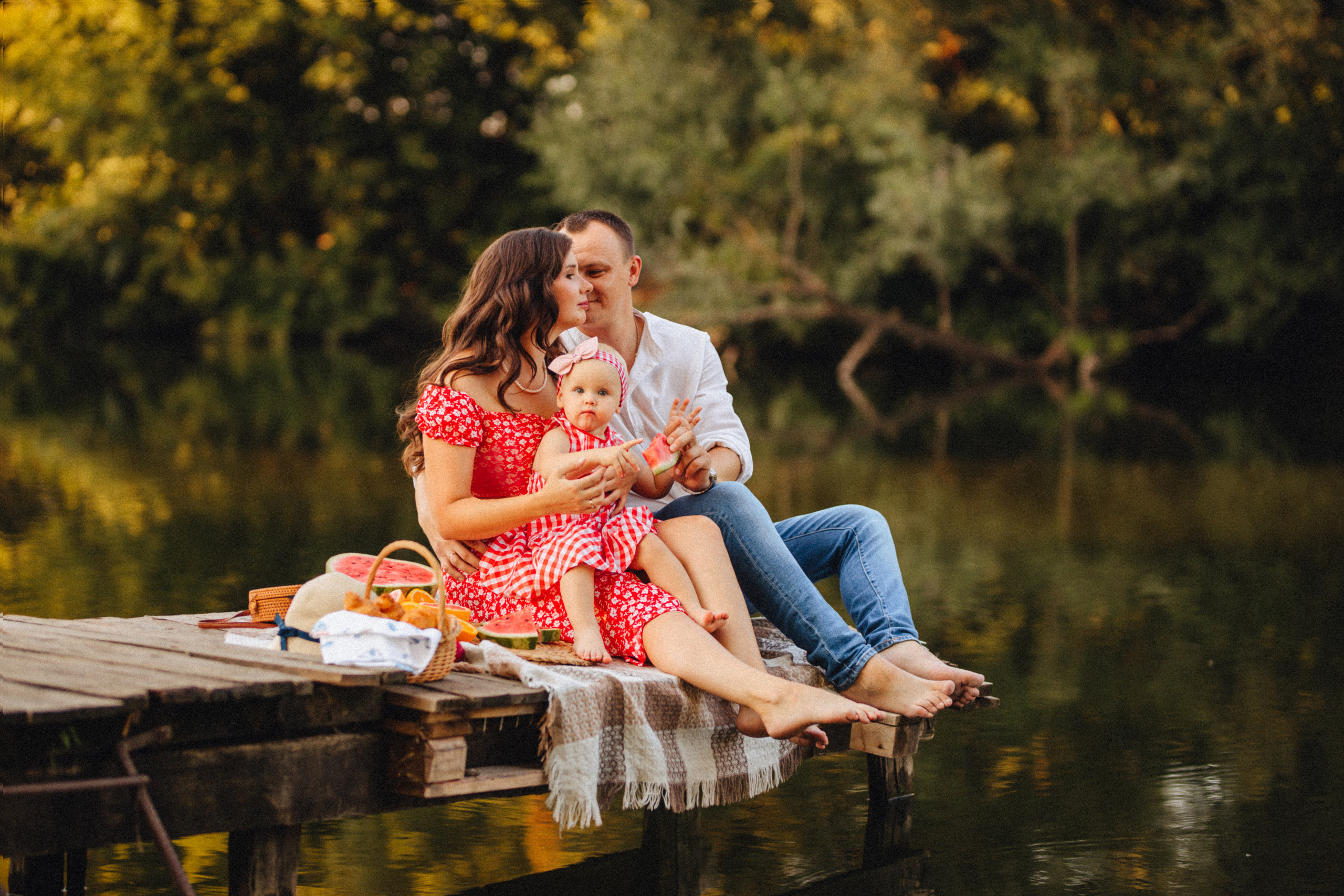 Леша, Лена и Варенька. Свадебный и семейный фотограф в Туле и области Маша Костина