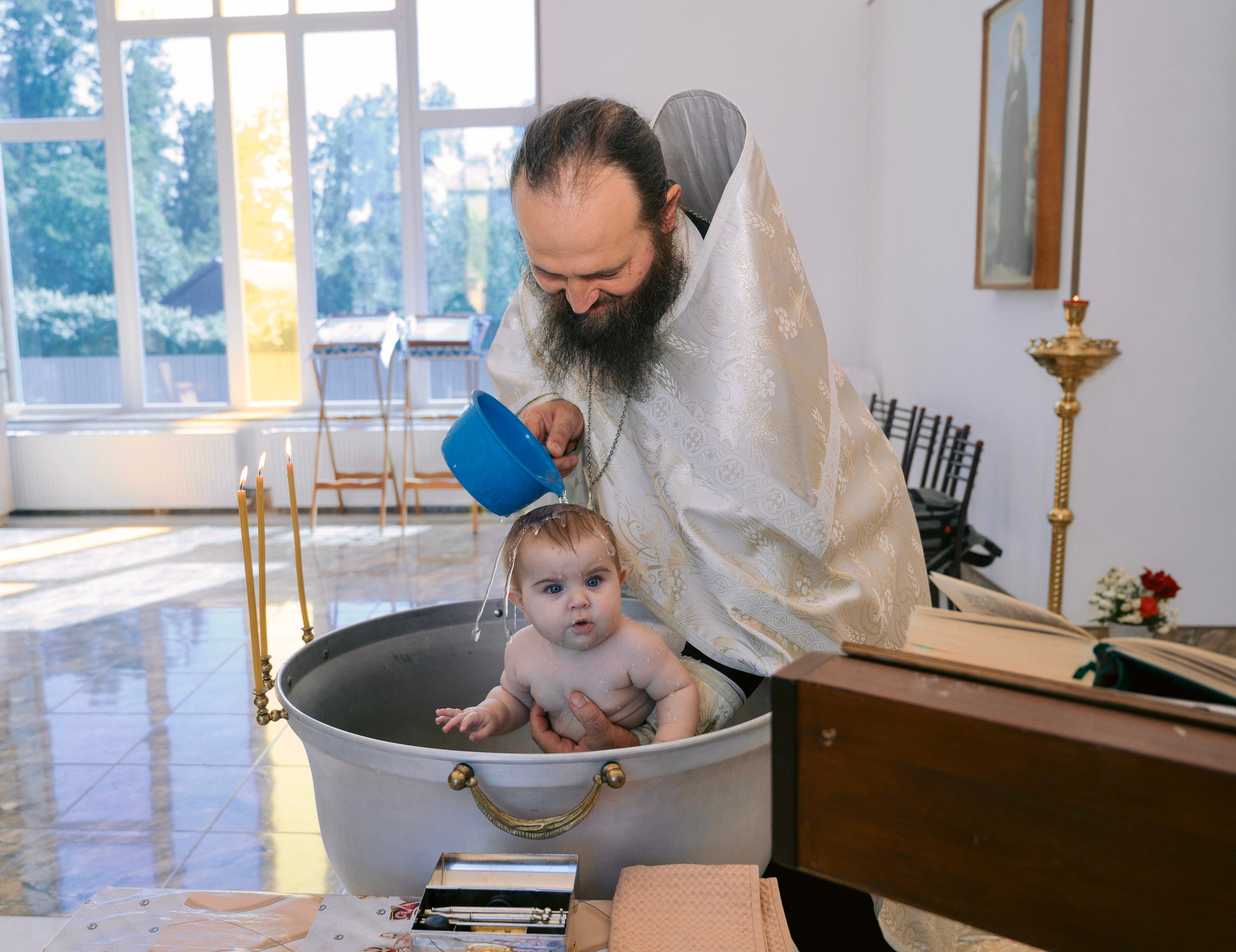 Таинство крещения. Свадебный и семейный фотограф Брюховецкая Тимашевск Краснодар
