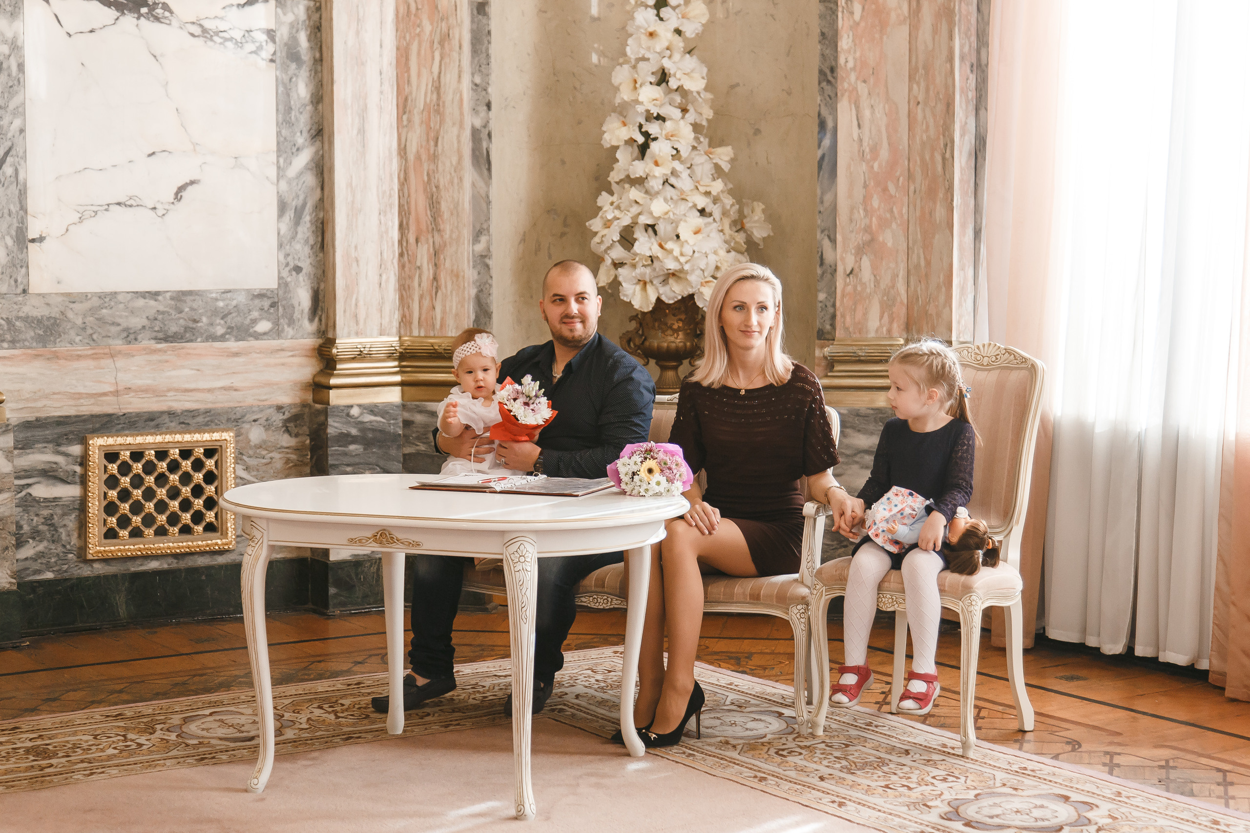 Фотограф в СПб торжественная регистрация ребенка