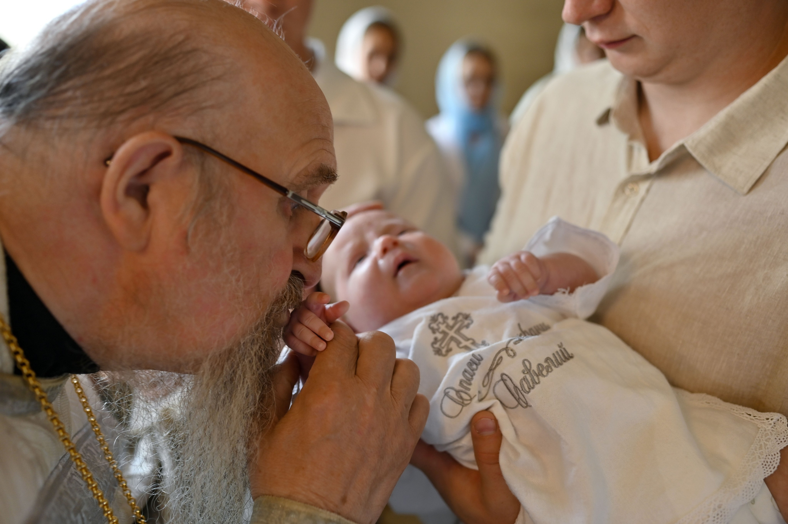 Крещение Савелия. Семейный фотограф в г. Воскресенск Наталия Молева