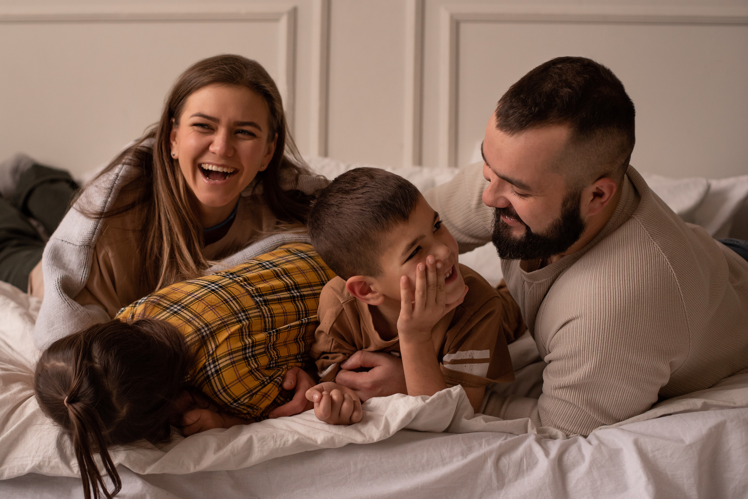 Зоя, Андрей и дети. Фотограф  Потапова Анна