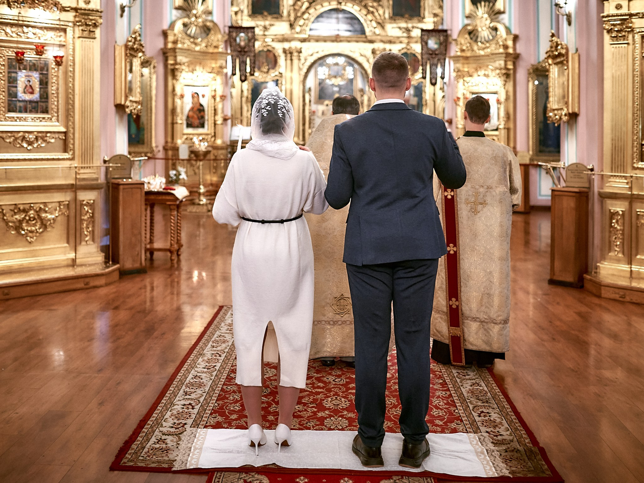 Венчание Артёма и Екатерины | Владимирский собор. Свадебный фотограф в Санкт-Петербурге Славин Денис