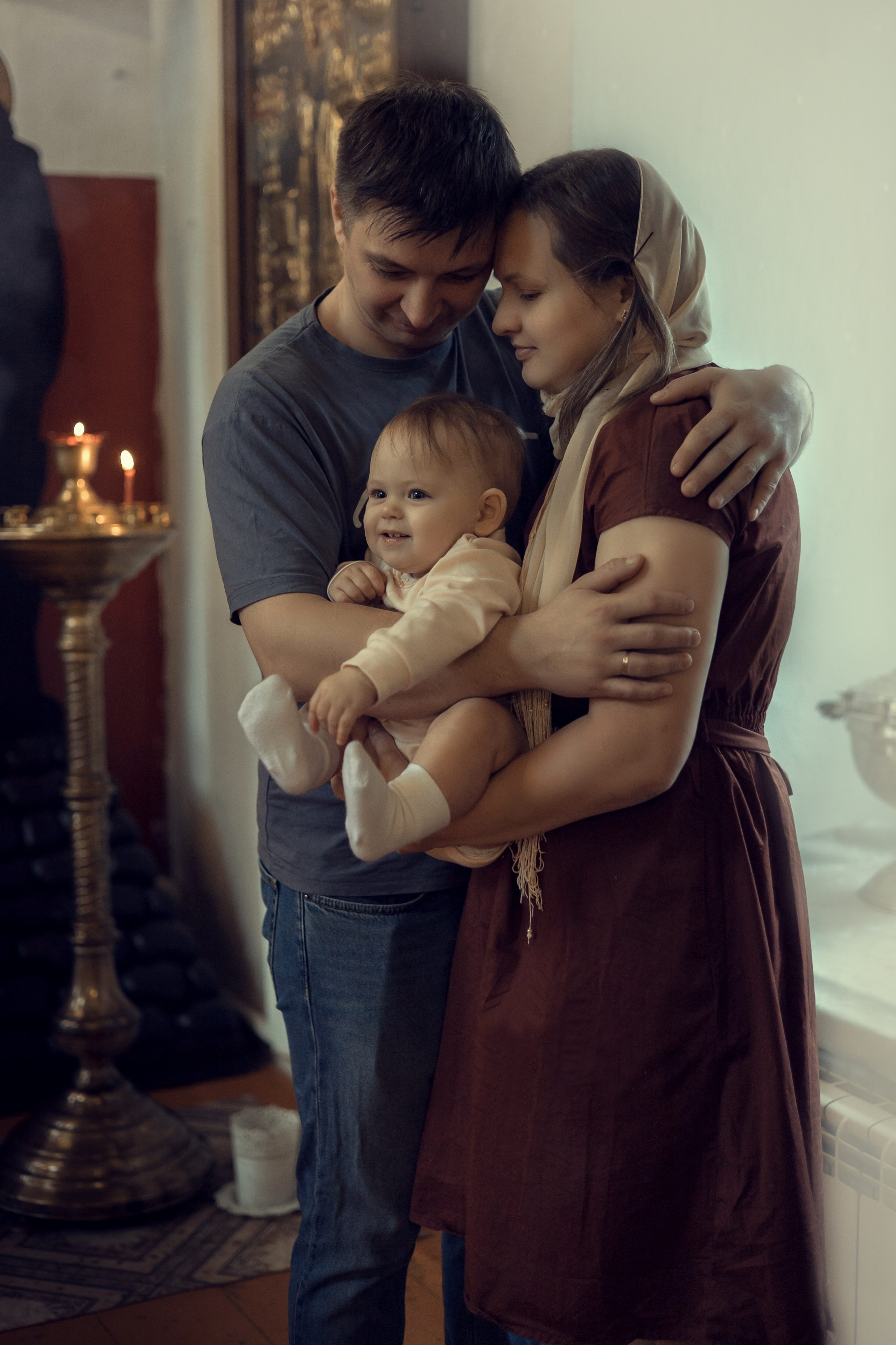 Таинство Крещения Дарьи. Семейный и детский фотограф в Ярославле Виктория Макаренко