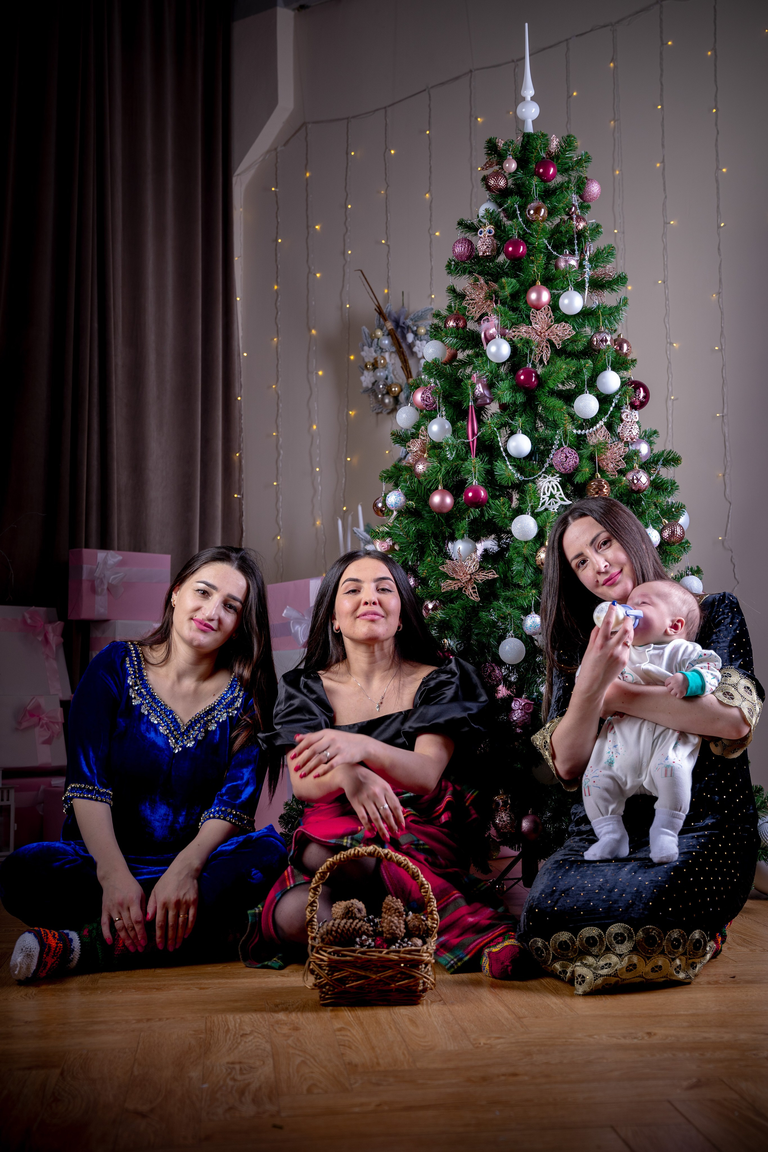Новогодняя семейная фотосессия. Профессиональный фотограф Ковалева Олеся