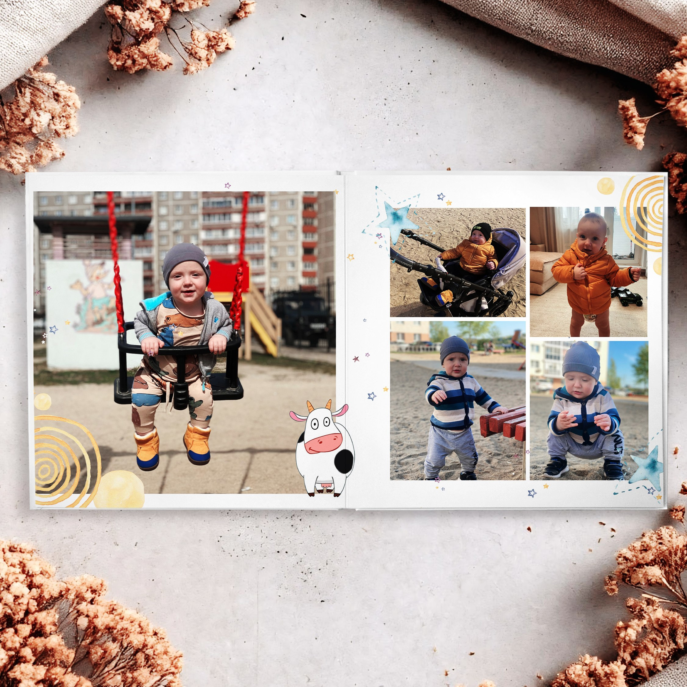 Фотокниги «ДЕТСКИЕ». Студия выпускных альбомов Ольги Тушковой в городе Каменск-Уральский, Екатеринбург