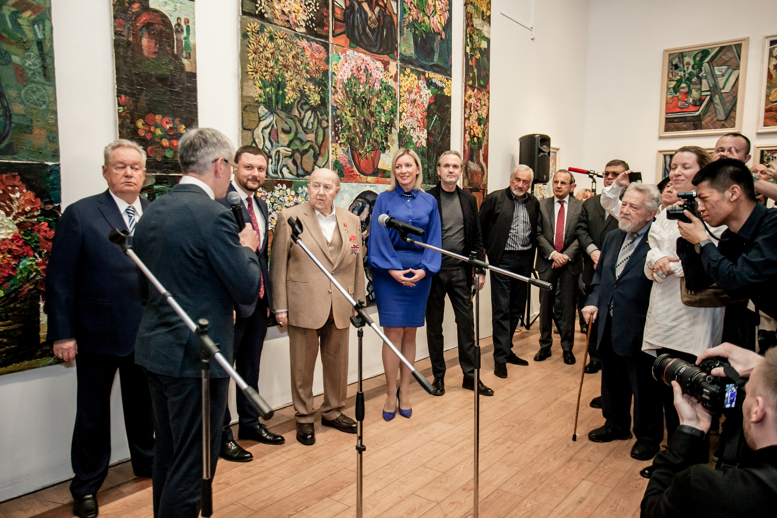 Открытие выставки Зураба Церетели. Art photographer Nino