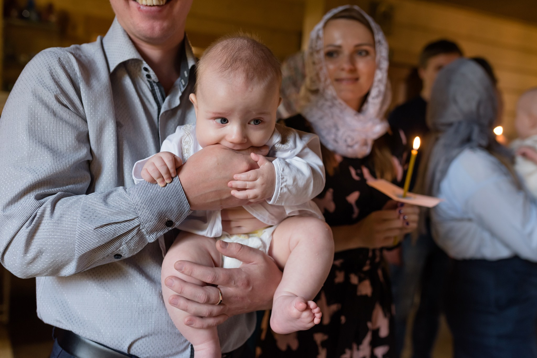 Крещение в церкви. Свадебный и семейный фотограф из Санкт-Петербурга Климов Анатолий