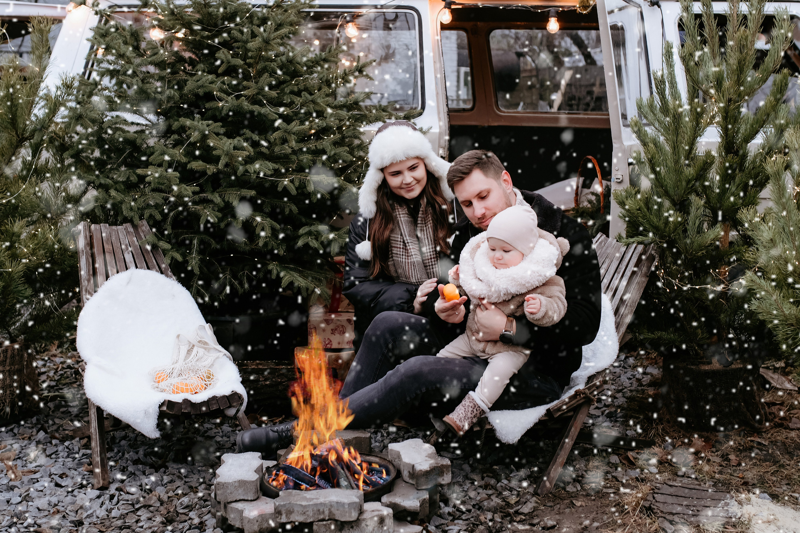 Первый снег. Семейный и детский фотограф в Ростове-на-Дону Ольга Есенина