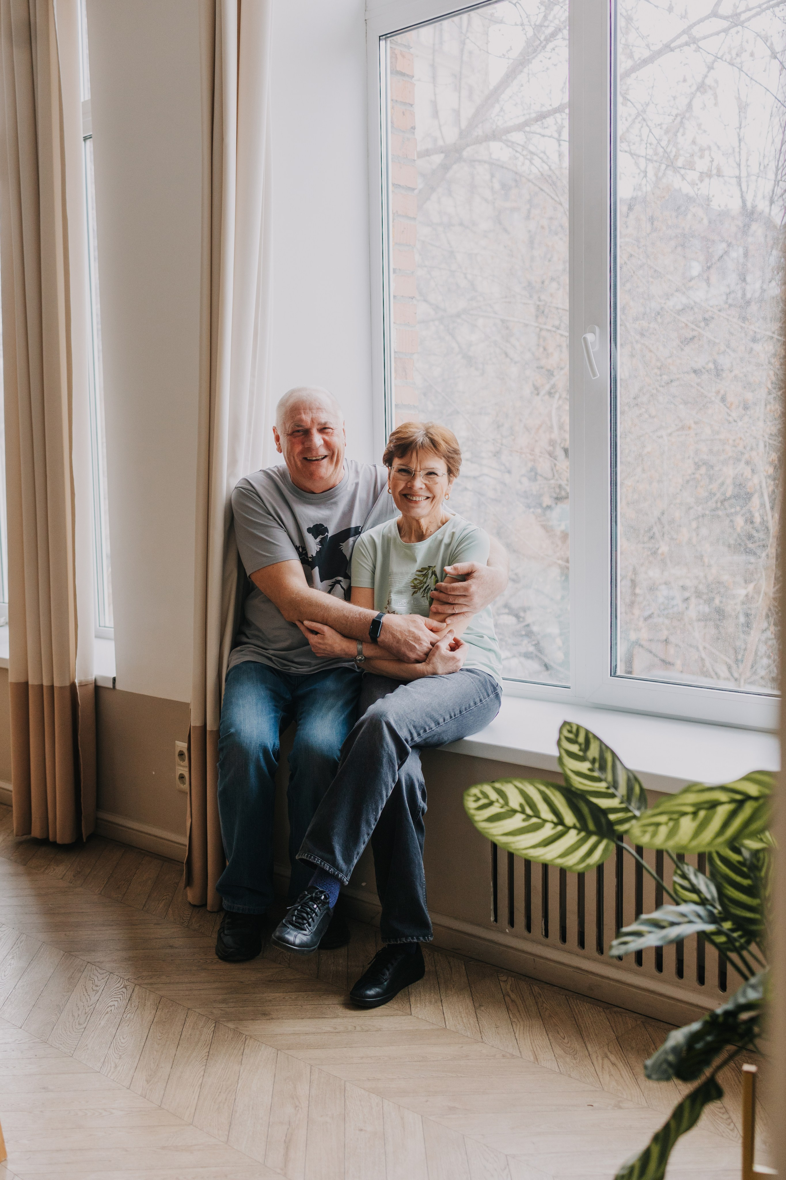 Большая семья. Домашняя фотосессия