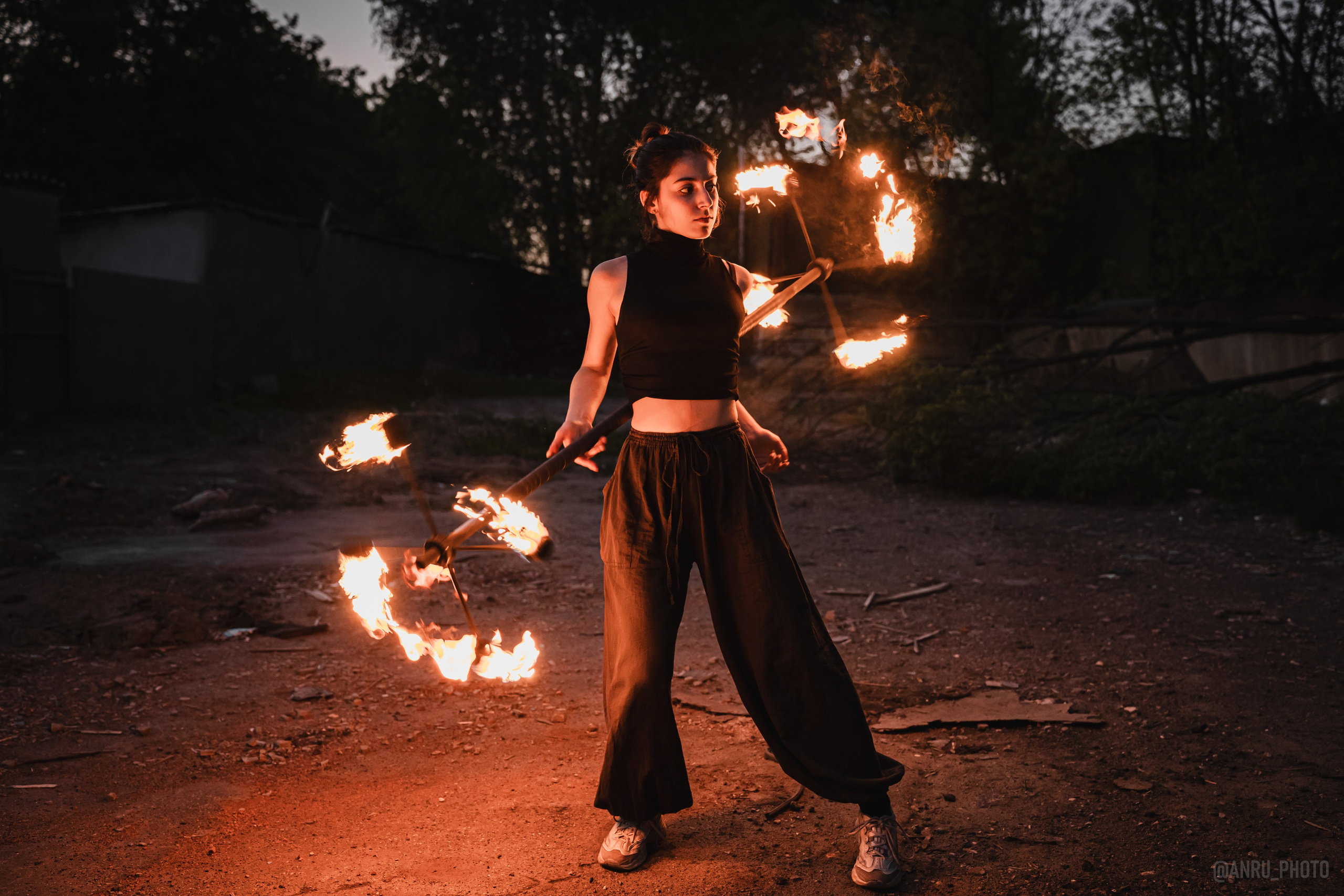 Огненная тренировка. Репортажный фотограф Анастасия Рубцова