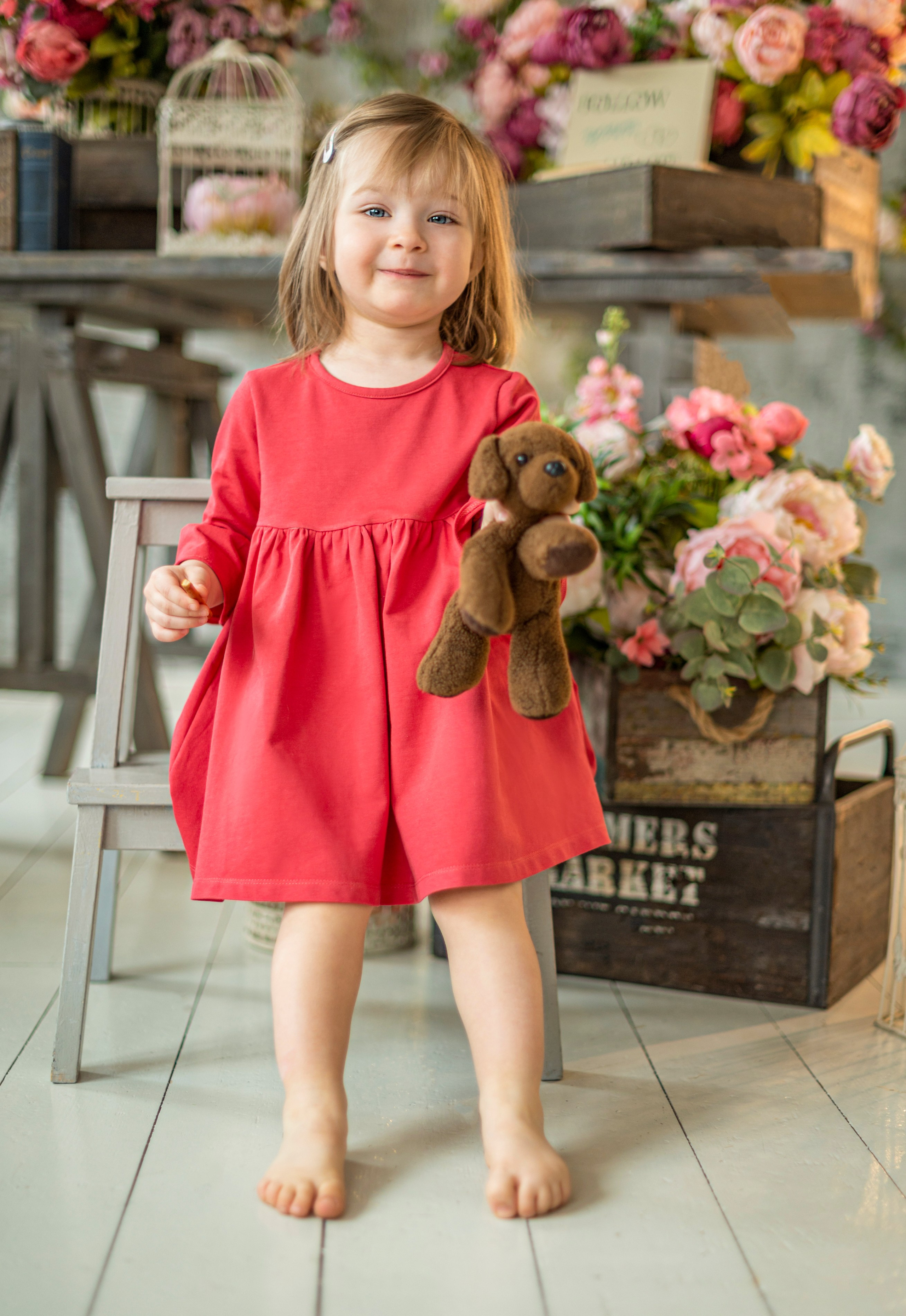 Фотосессия на 2 годика Настеньки (2021 г.). Детский и семейный фотограф г. Москва Оксана Катаджи