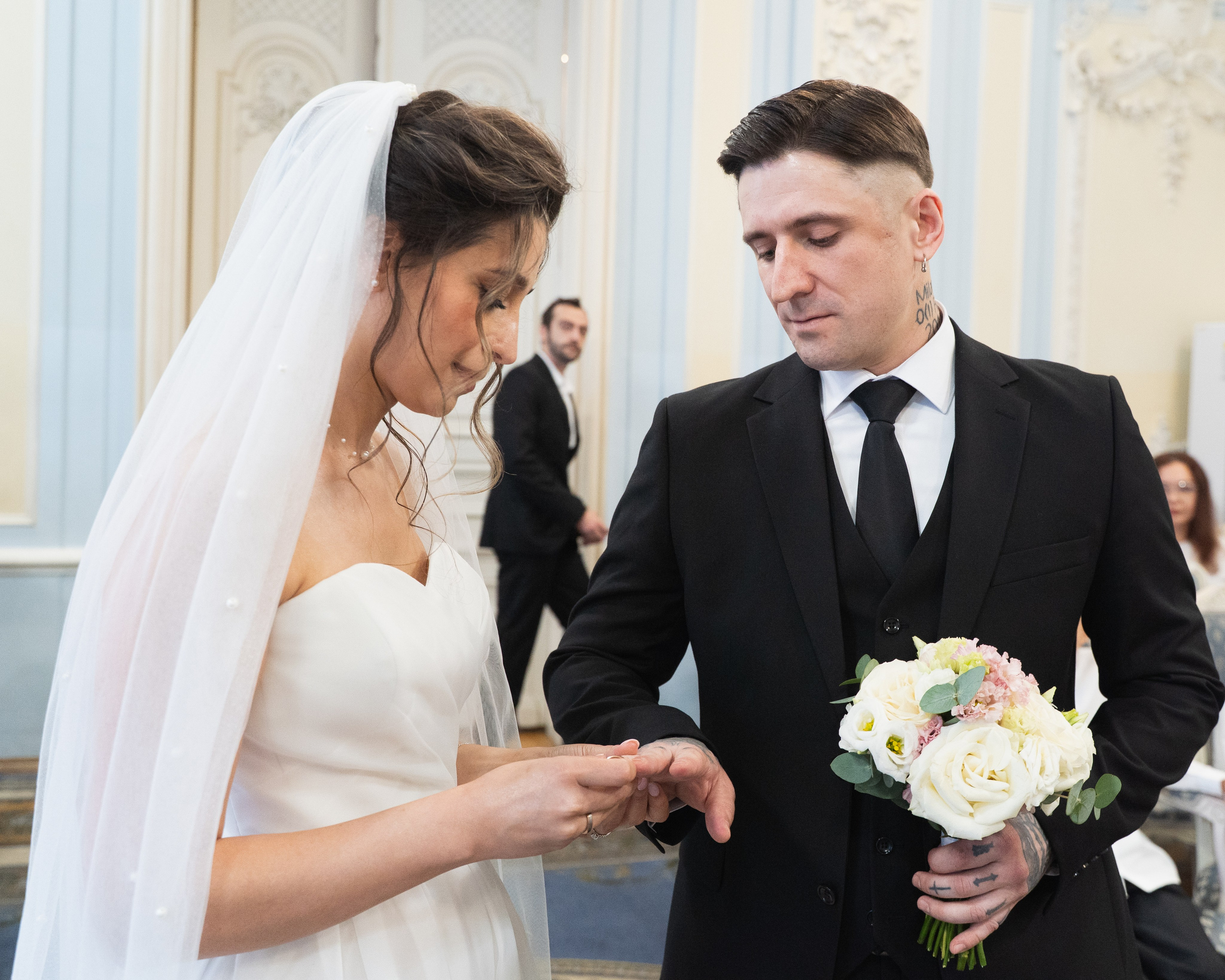Сергей и Ани во Дворце бракосочетания № 2. Professional photoartist in St. Petersburg (wedding, reportage, portrait, model book, love story) Alexander Shvedov