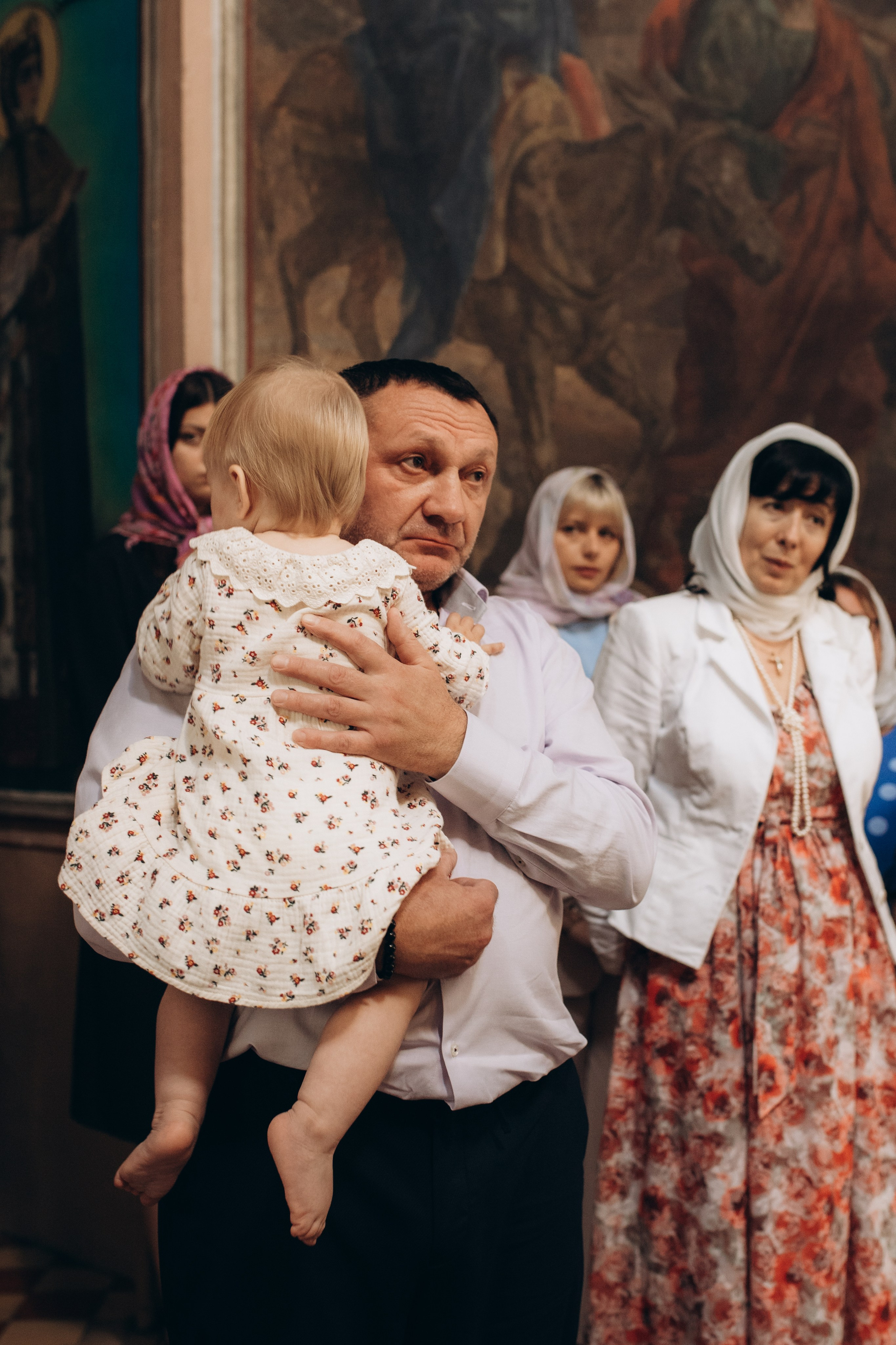 Крещение Христина. Семейный и домашний фотограф в Москве и МО Королева Валерия