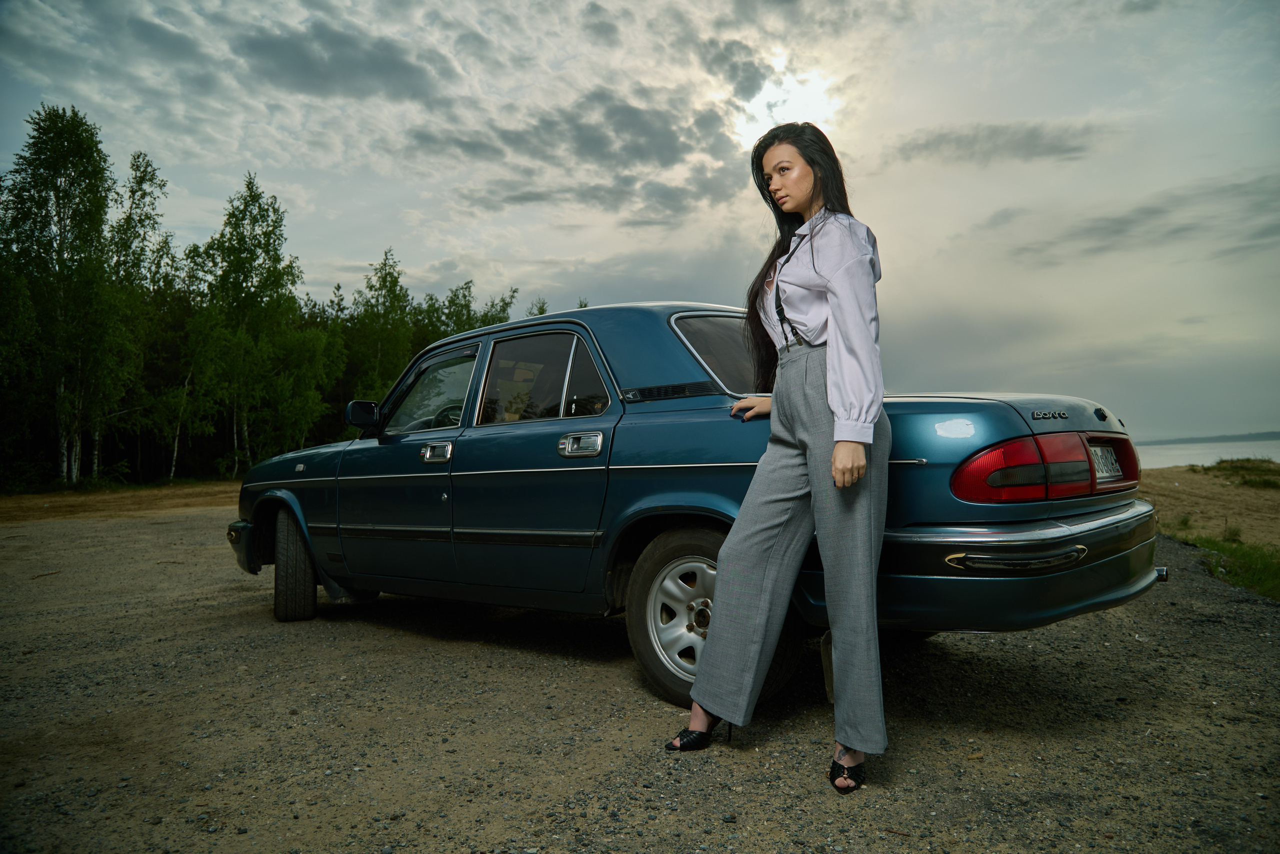 Фотосессия с автомобилем Волга ГАЗ 3110. Чувашия, Чебоксары, заволжье. Владимир Суздалов (ProMaXe)