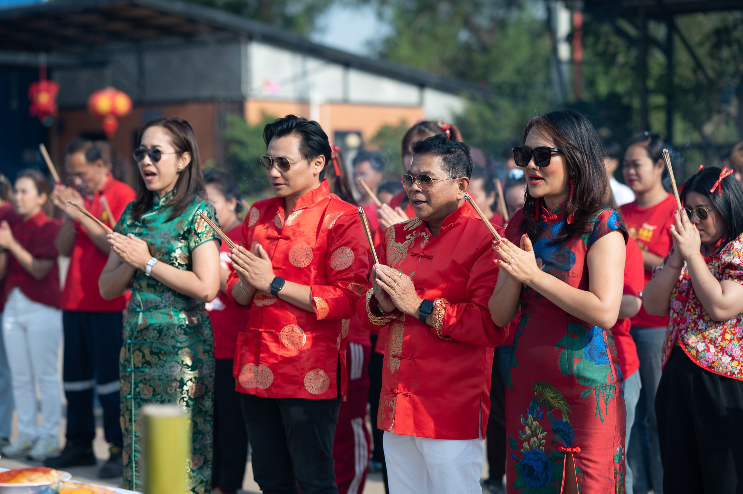 Китайский новый год в компании (Тайланд). Мир живой фотографии о Вас и для Вас