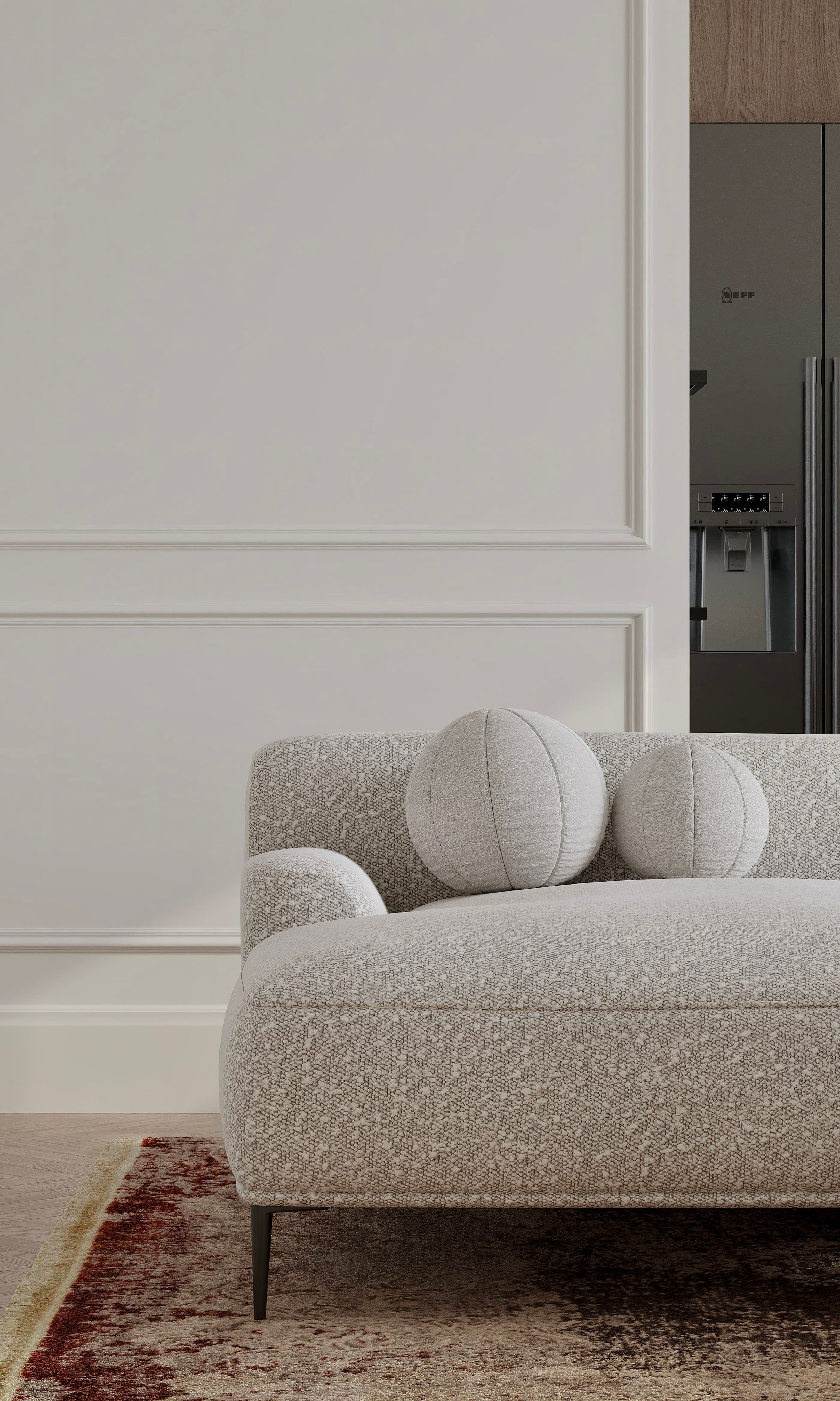 Нагатино Айленд 85 м². 3D Визуализация интерьера