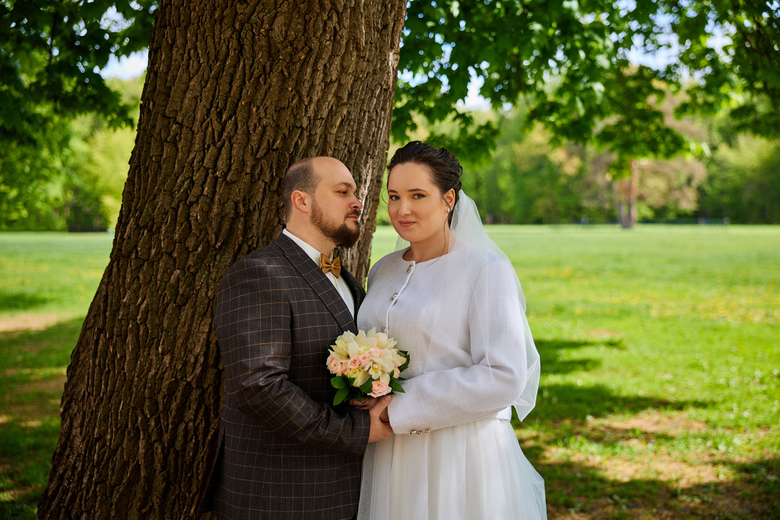 Свадебная фотосессия в Царицыно. Свадебный фотограф Сергей Колбинский