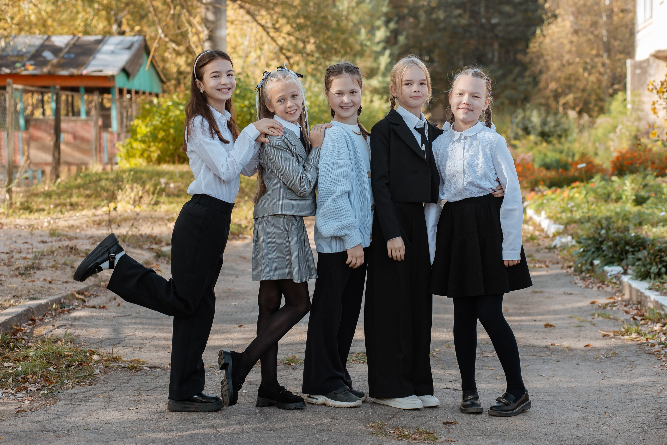 Школа № 19, 4 класс. Фотосессия для выпускной папки. Студия выпускных альбомов Остров