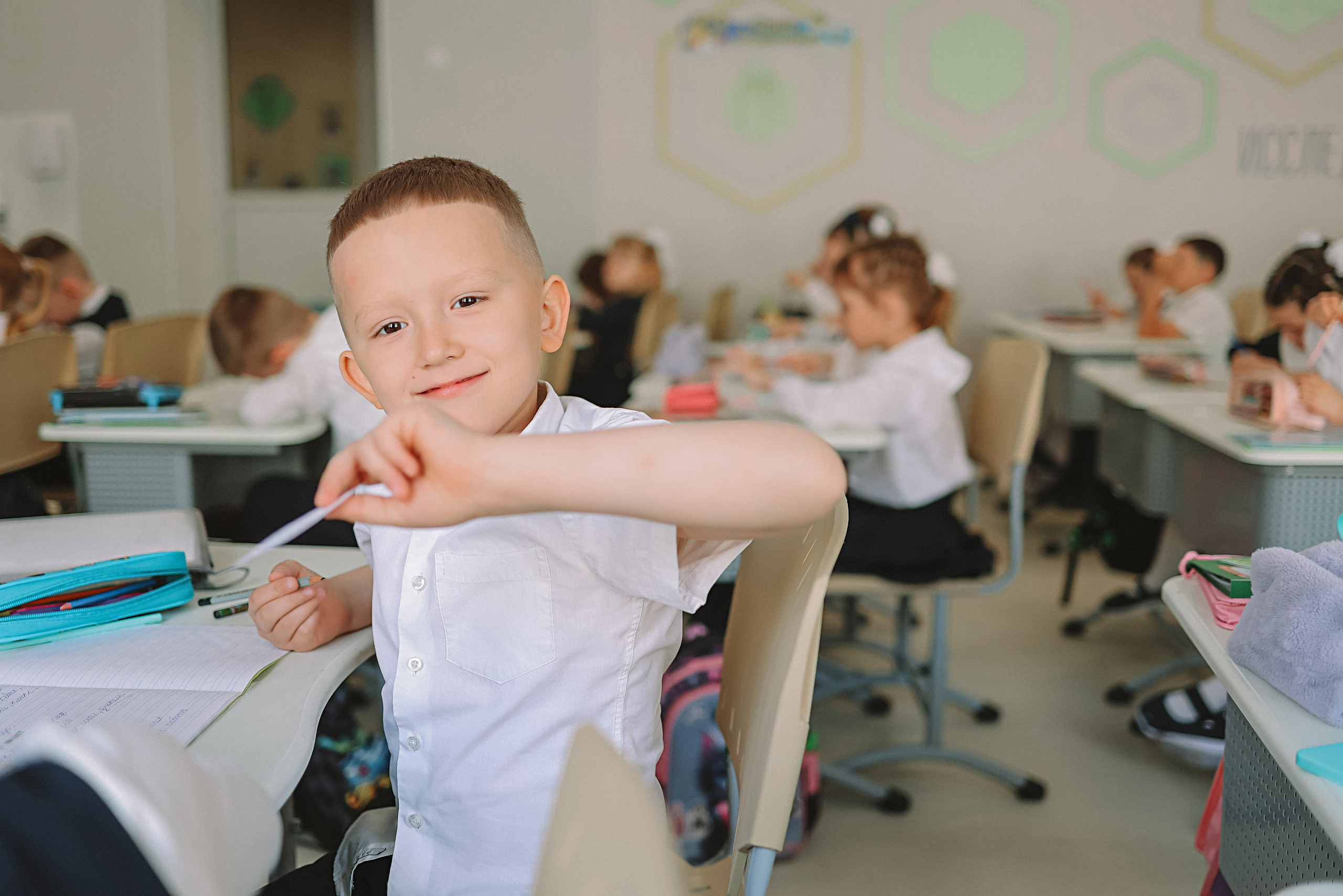 Один день в школе 1 класс. Семейный фотограф Тюмень, фотограф на роды Салмина Мария