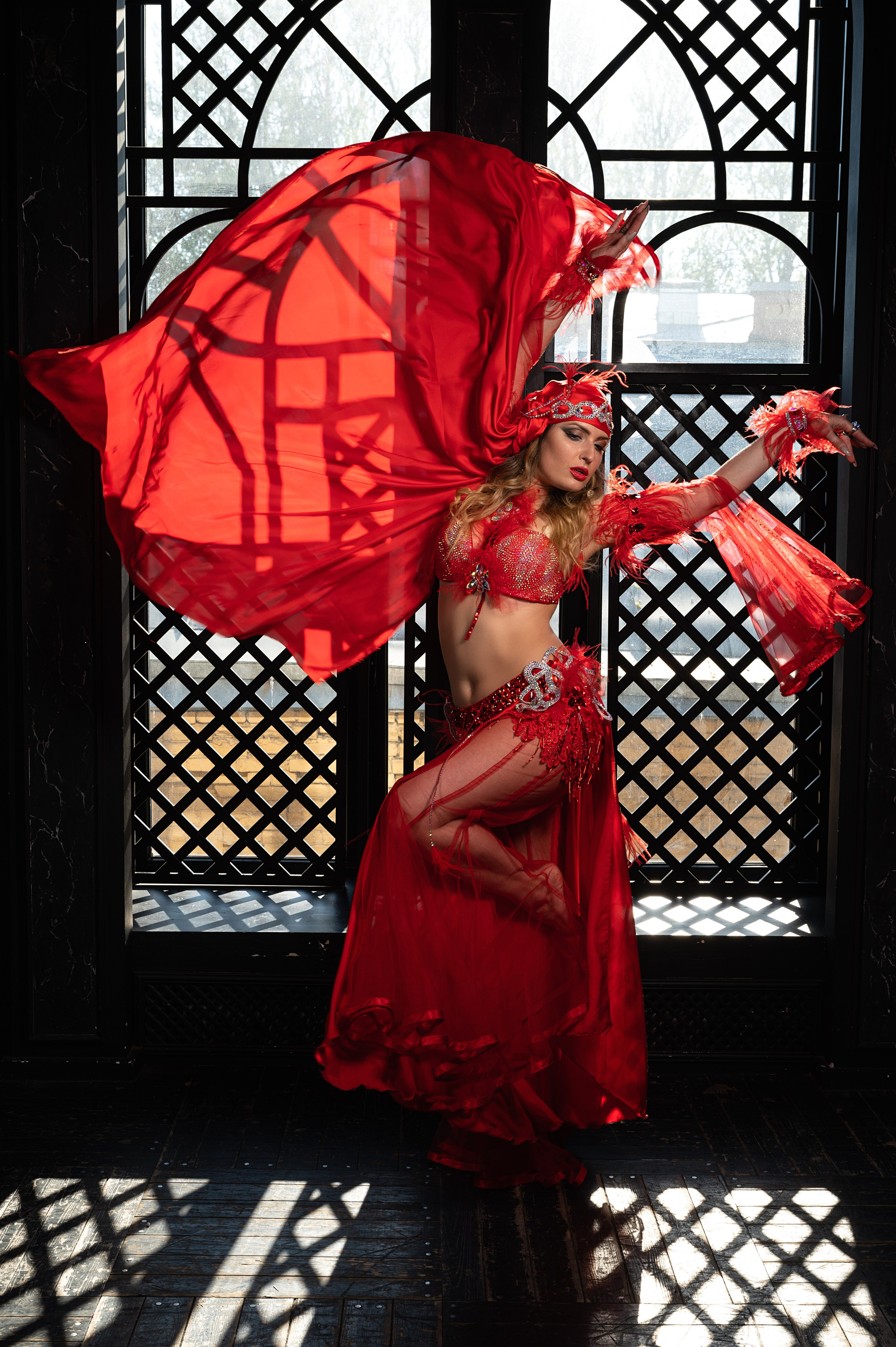 Студийная съёмка в стиле BellyDance. Портретный фотограф в Санкт-Петербурге Владимир Никитин