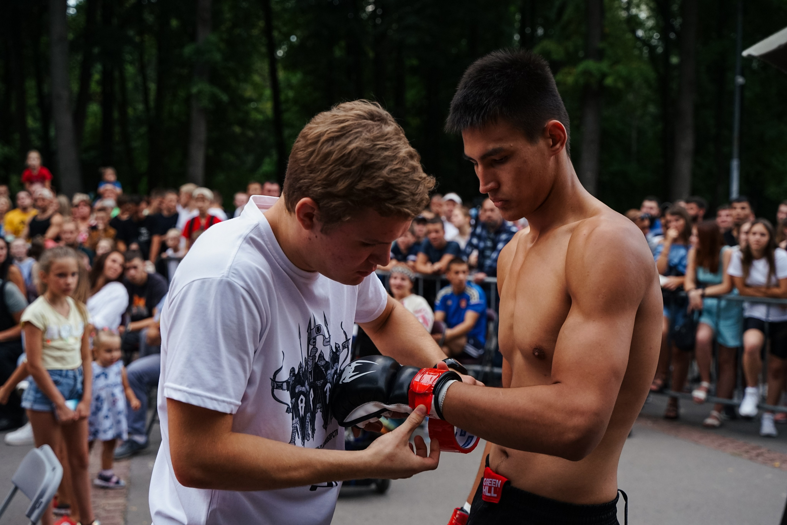 Вечер боев в ЦПКиО. Фотограф Надежда Погребняк | Рязань | Москва