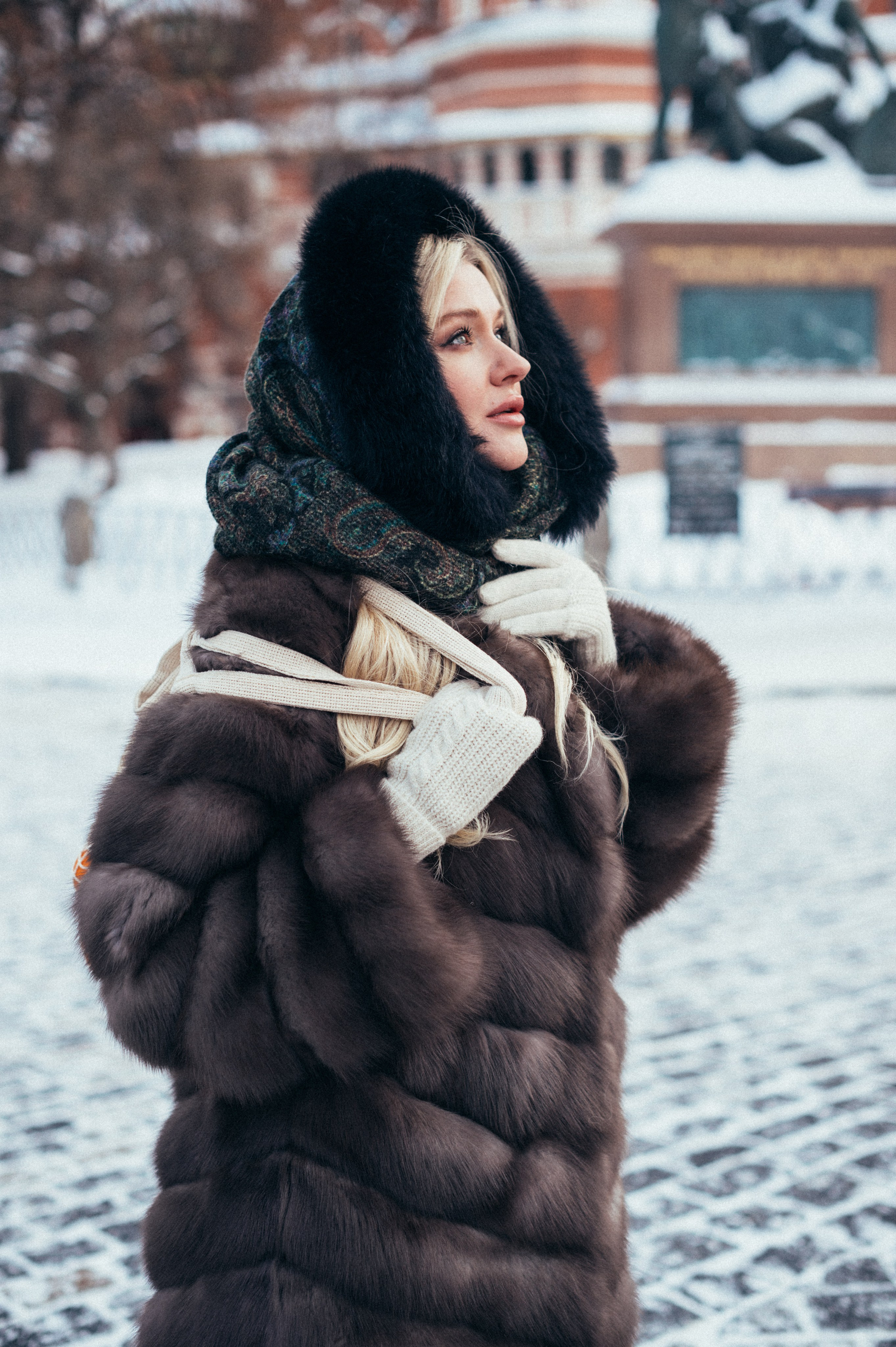 Фотосессия Russian girl / Звенит январская вьюга. Фотосессии в Москве, женский и семейный фотограф Юлия Михайленко