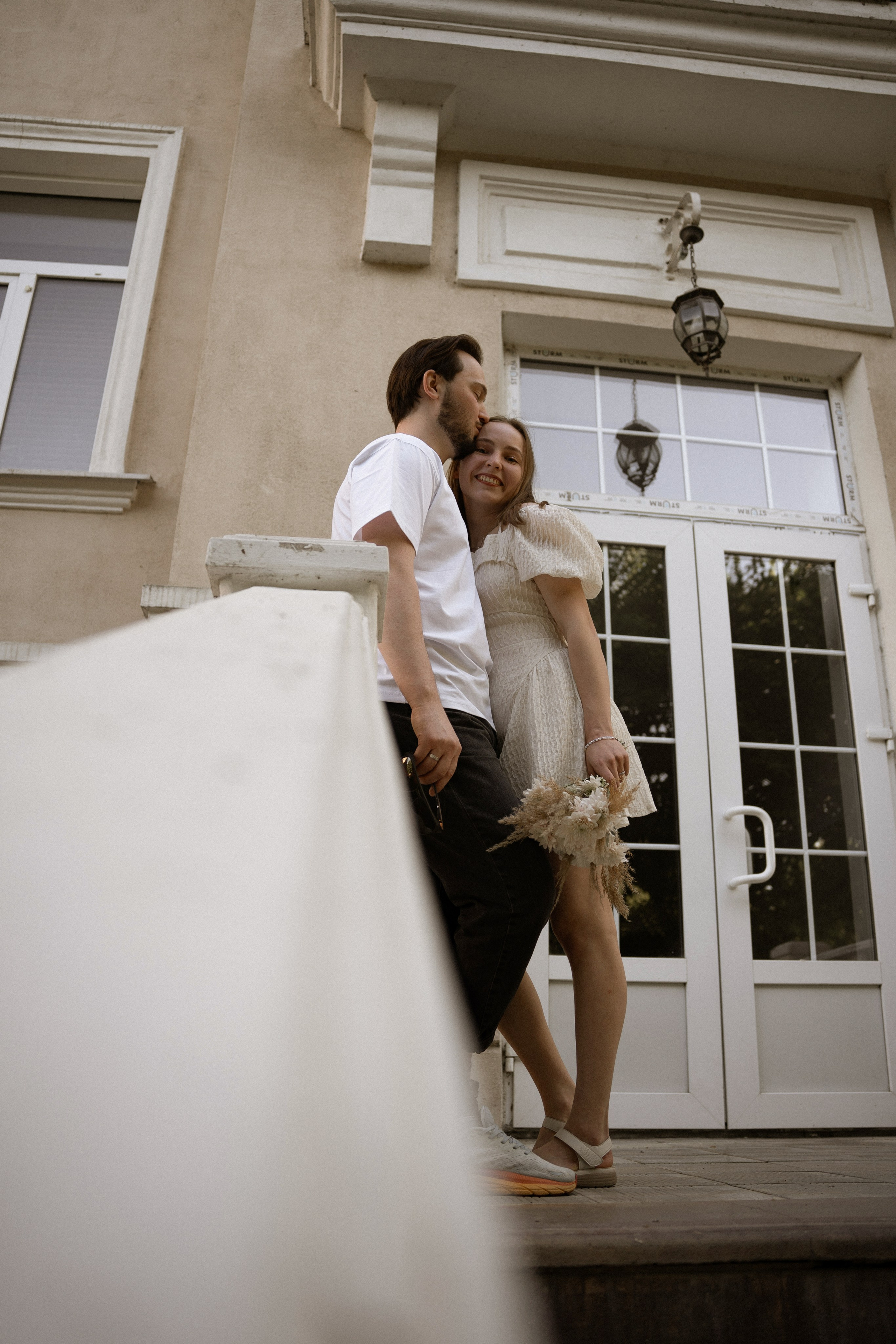 Прогулочная фотосессия после росписи