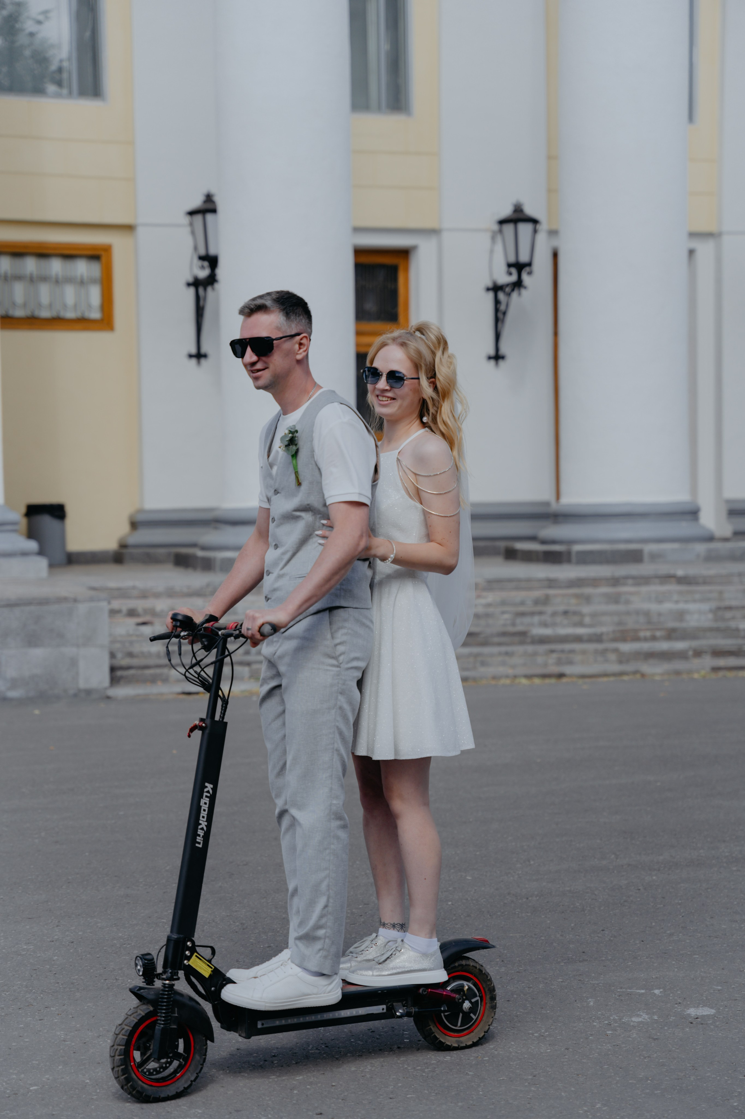 Марина и Владимир. Самокатное настроение