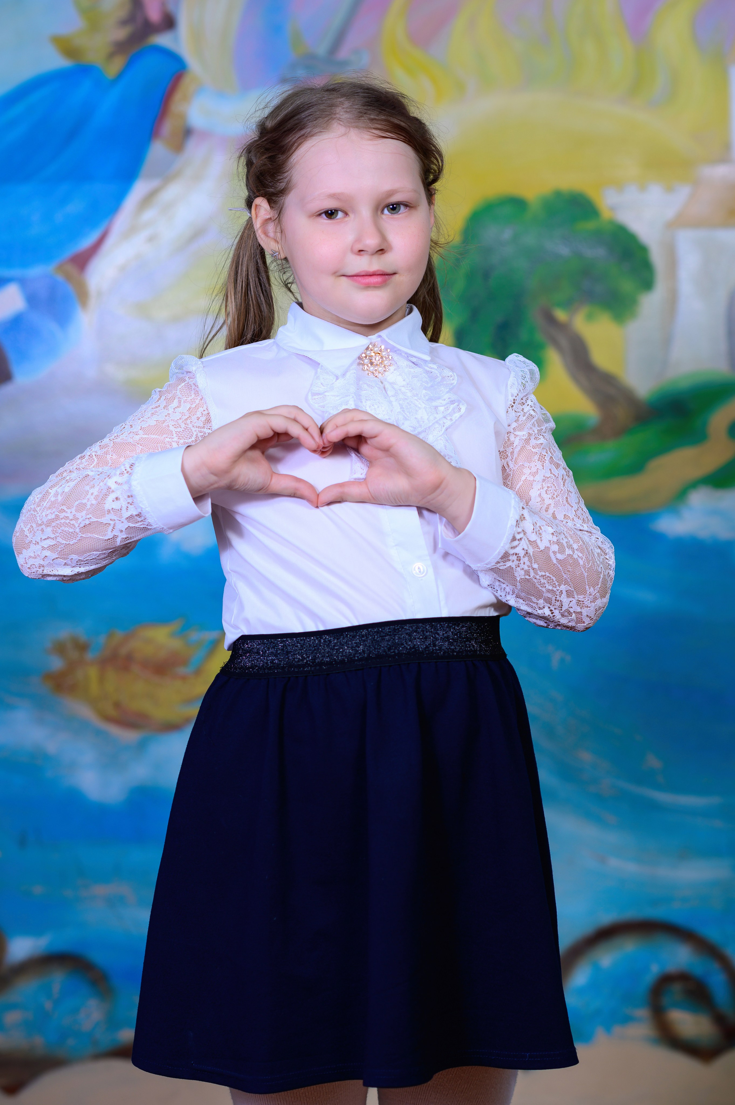 Портрет и общая фотография класса. Выпускной школьный альбом в Москве / Школьный фотограф Юлия Михайленко