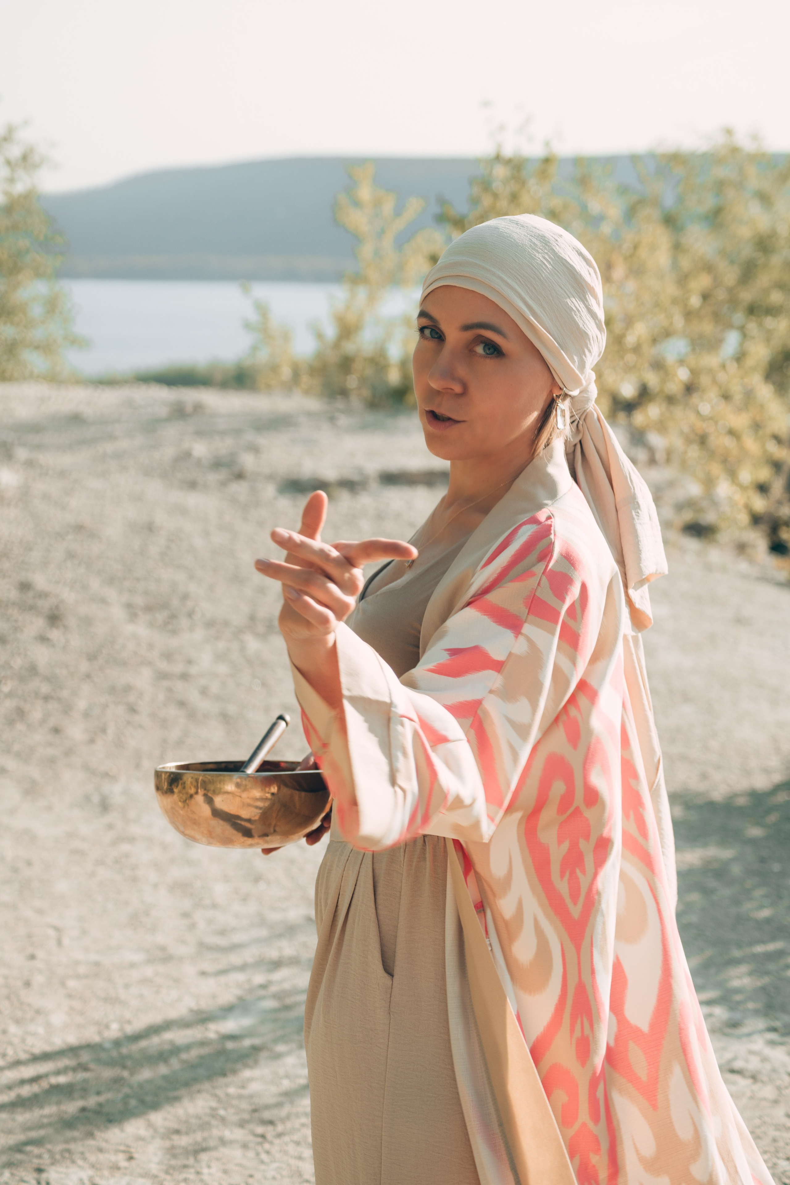 Фотосессия в этническом стиле на природе в Самарской области