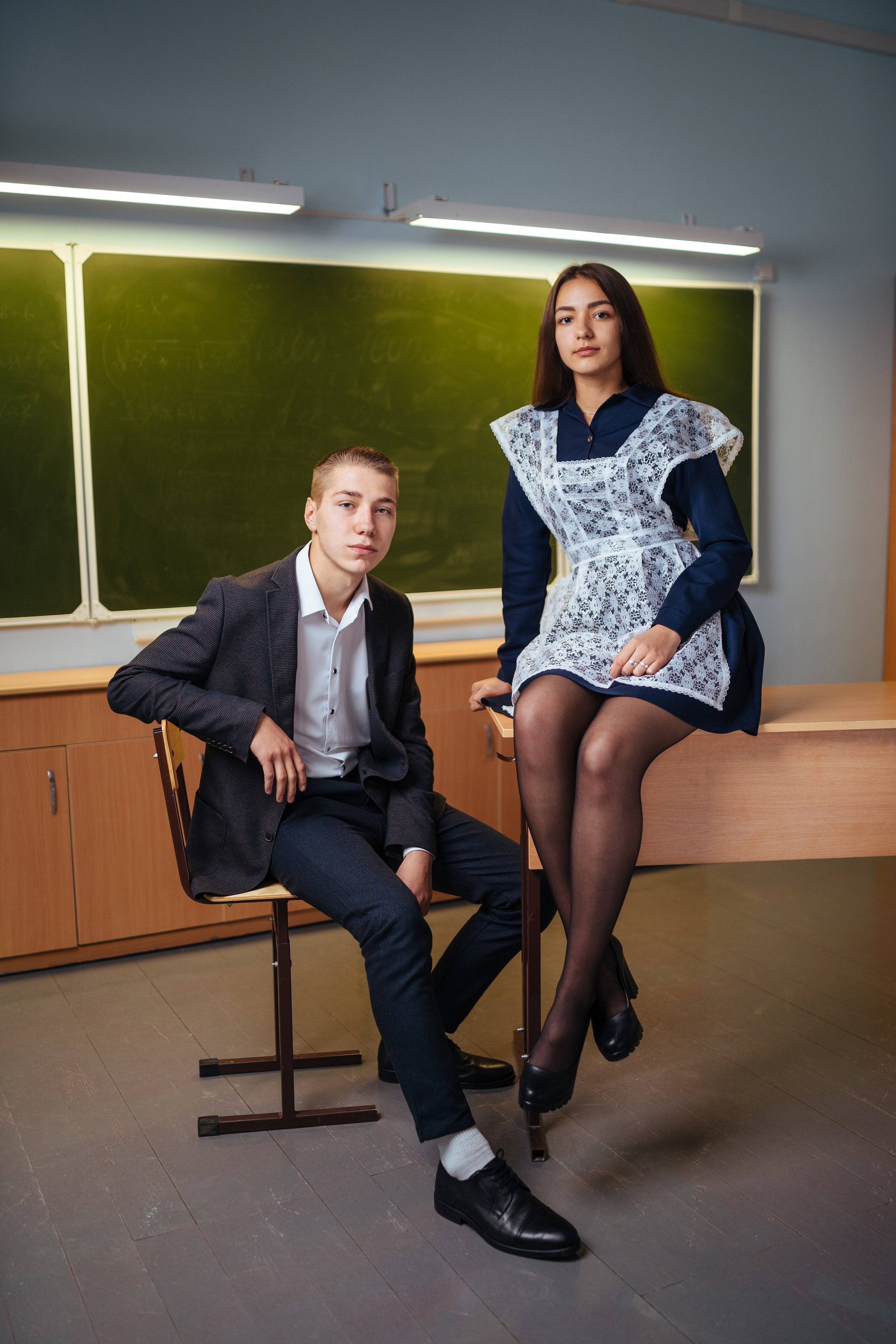 Школьные. Фотограф Булат Ванданов