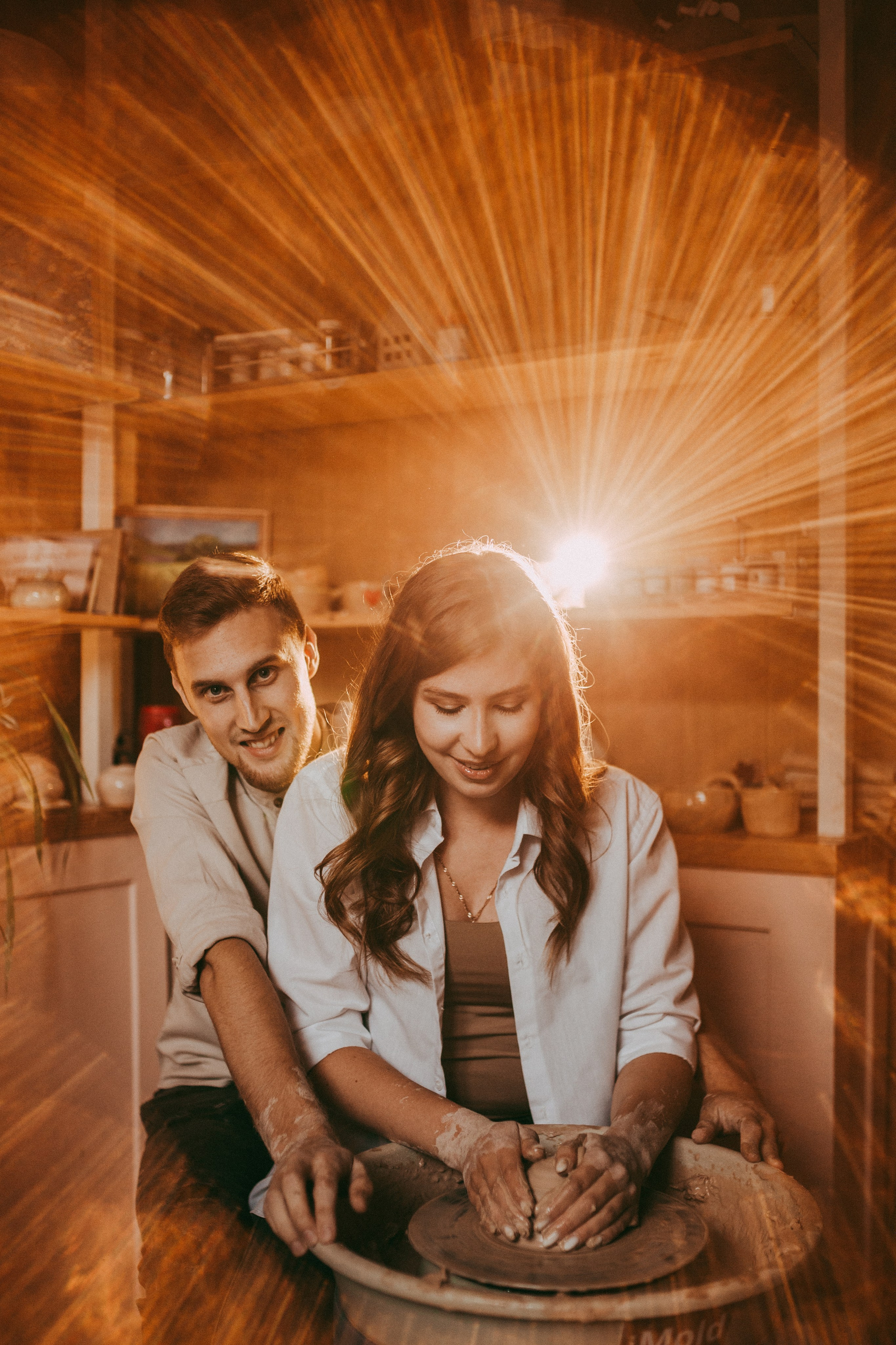 Лав стори в гончарной. Семейный и детский фотограф в Нижнем Новгороде Наумова Лидия