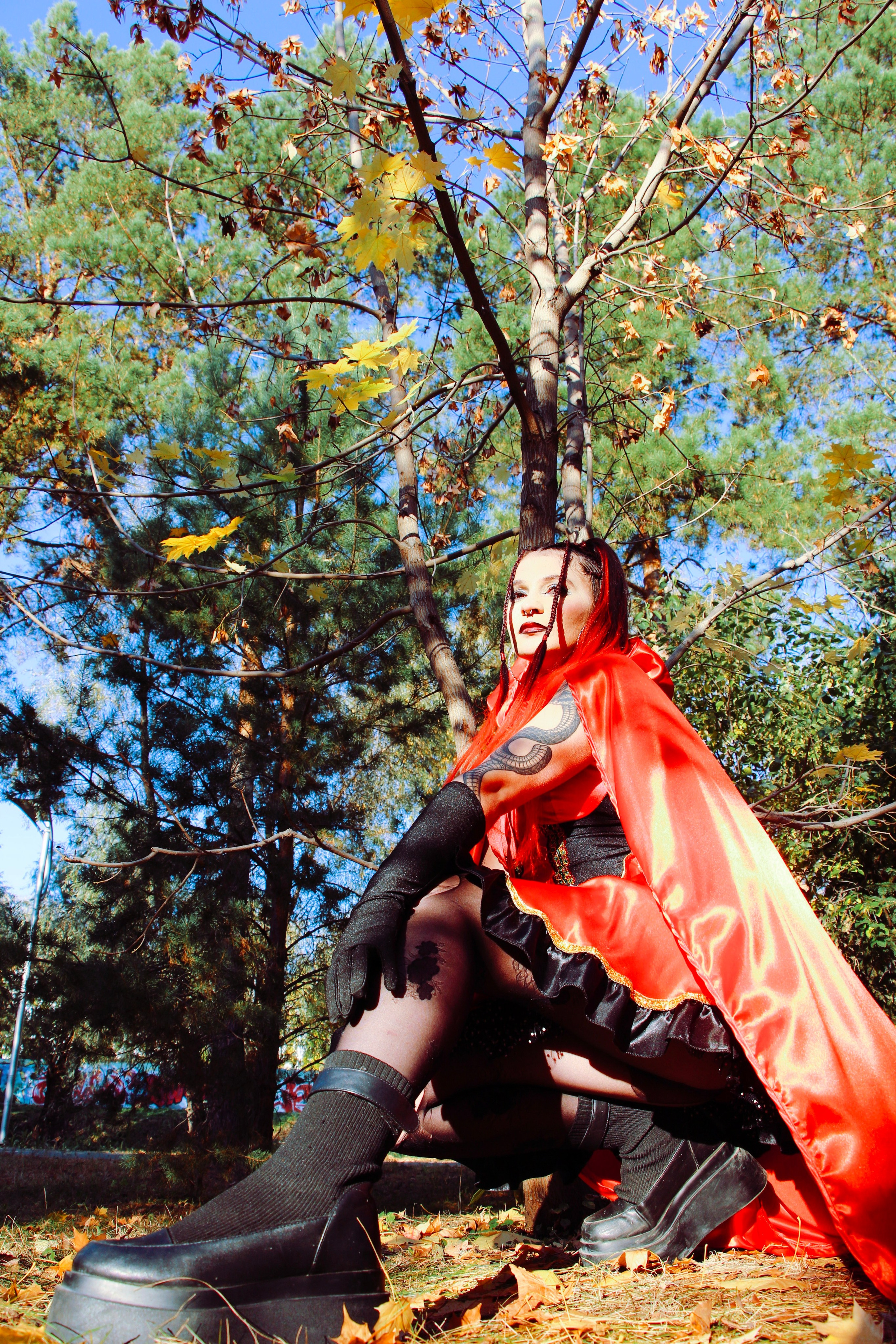 Катерина. Красный Плащ…. Творческая, семейная Фотосъемка ДоброДарова Елена Омск