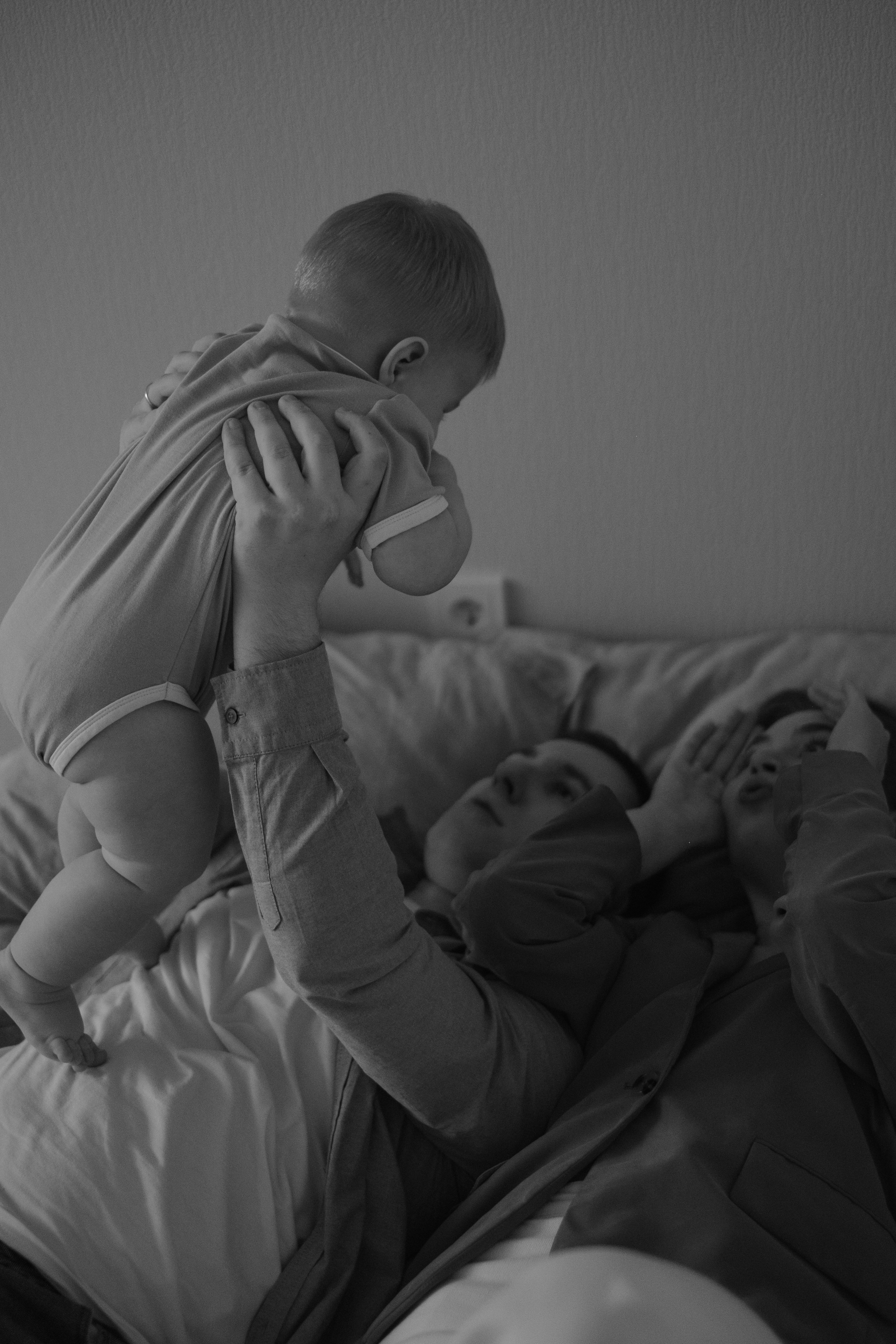 Настя, Дима и Костя | домашняя съемка. Фотограф в Новосибирске Диана Ильиных