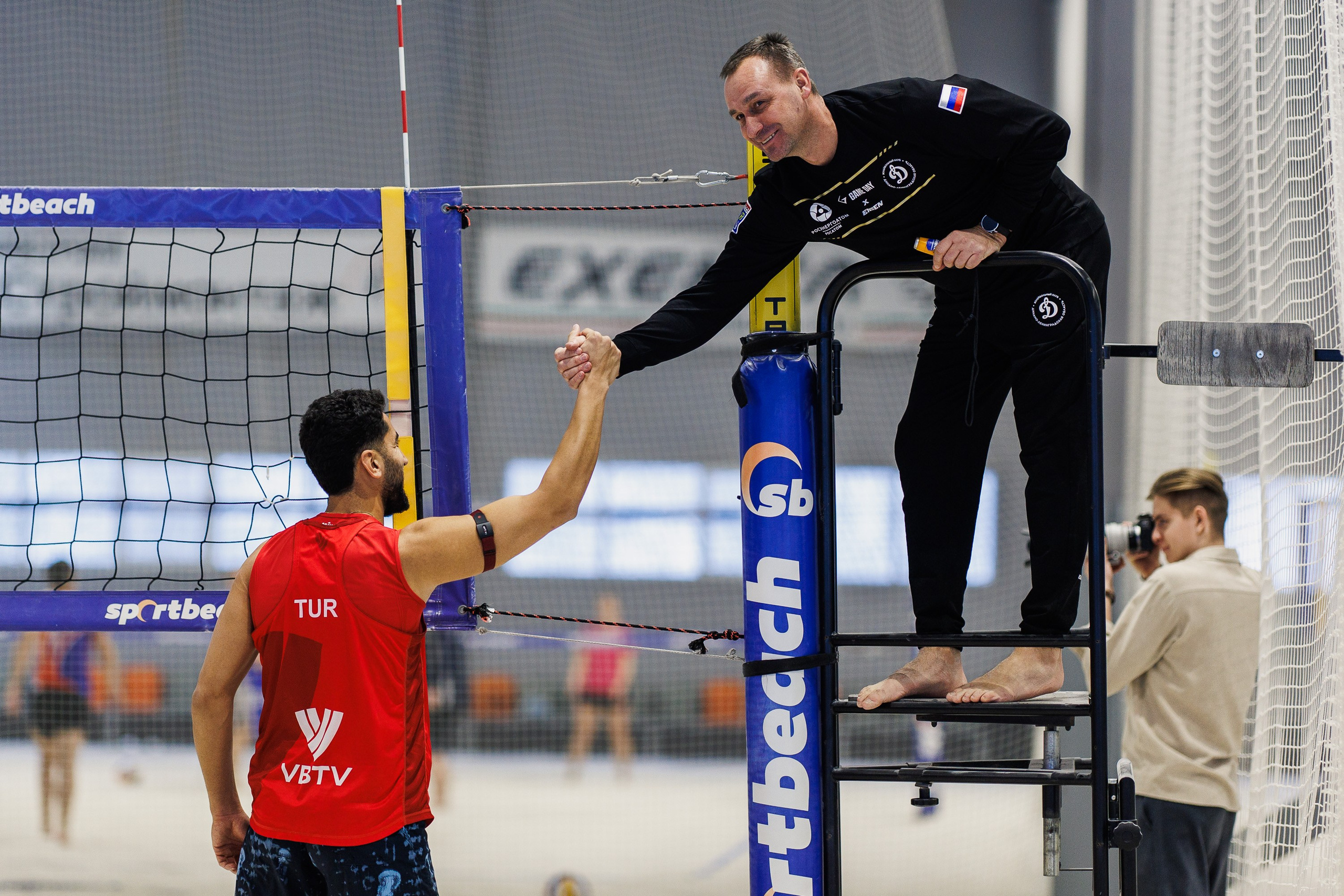 Beach Volleyball Friendly Matches Dynamo-LO — Turkey. Photographer Danil Aykin