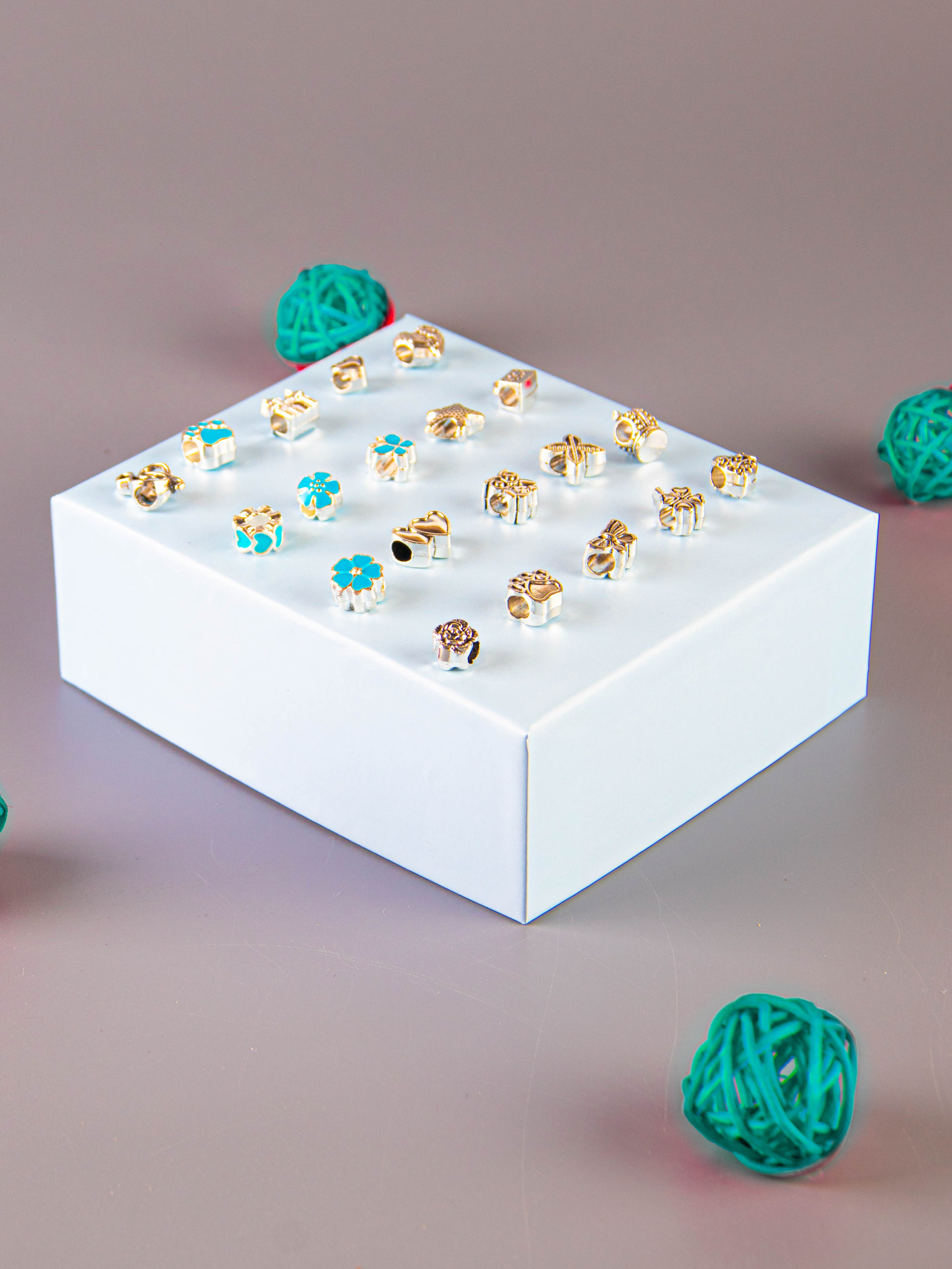 Набор по созданию браслетов (голубой). «Матрица»