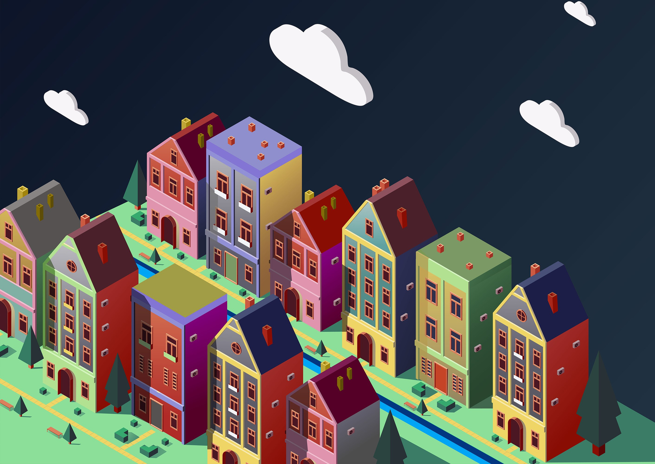 Фоны и предметы. Олеся Бакулина, графический дизайнер, иллюстратор