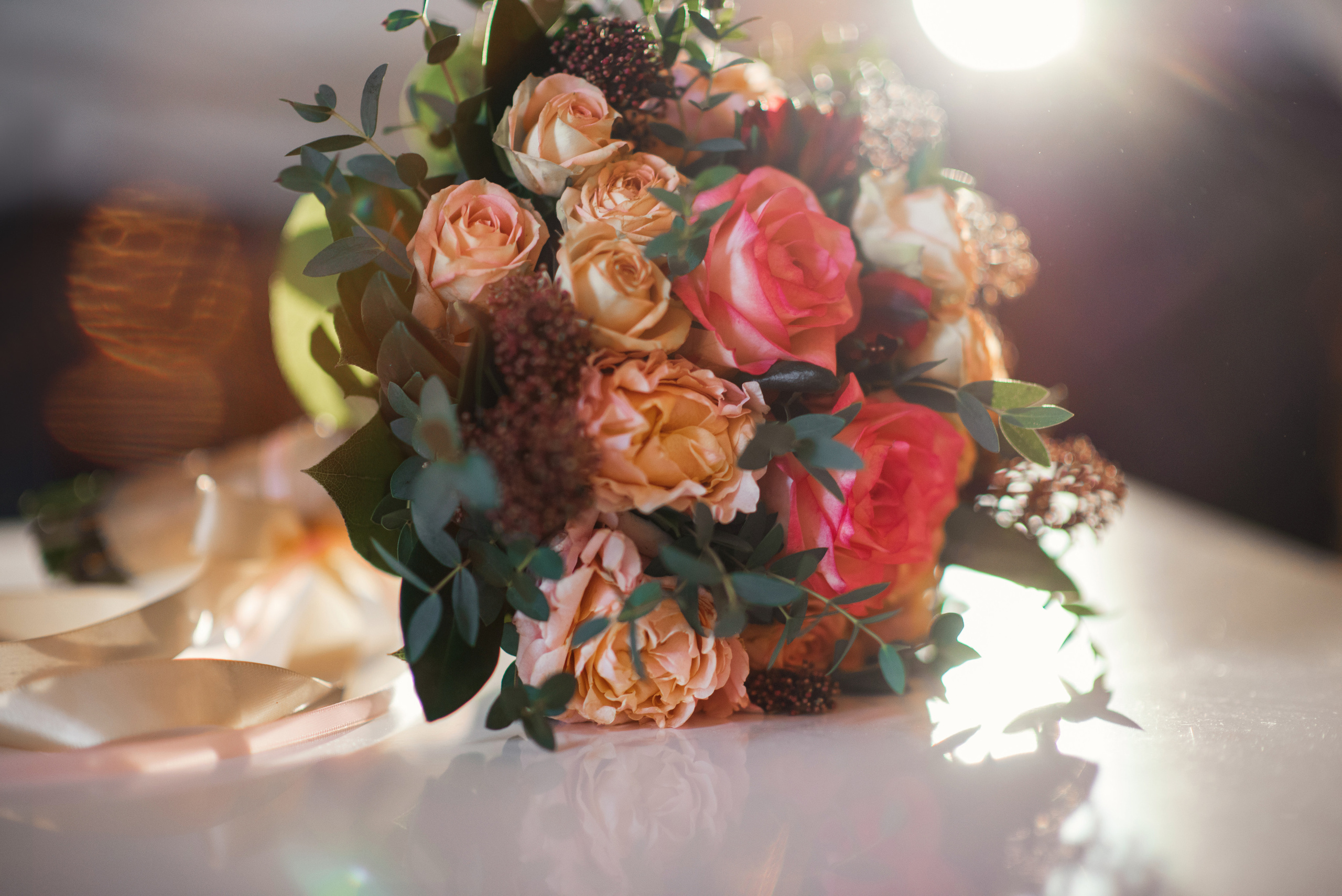 Свадебный букет, флористика