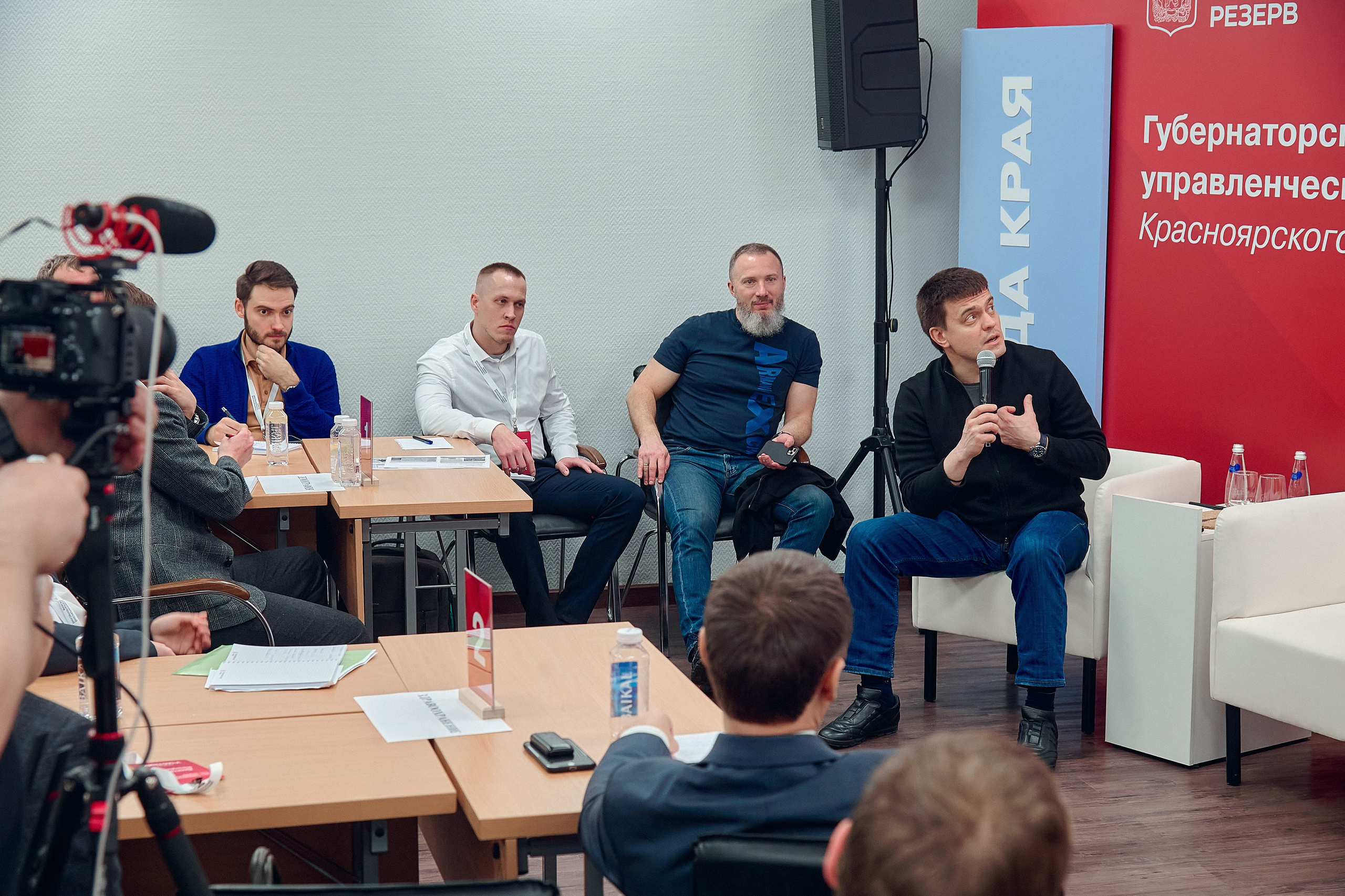 Встреча губернатора Красноярского края Котюкова Михаила Михайловича. Фотограф Яковлев Роман — Красноярск