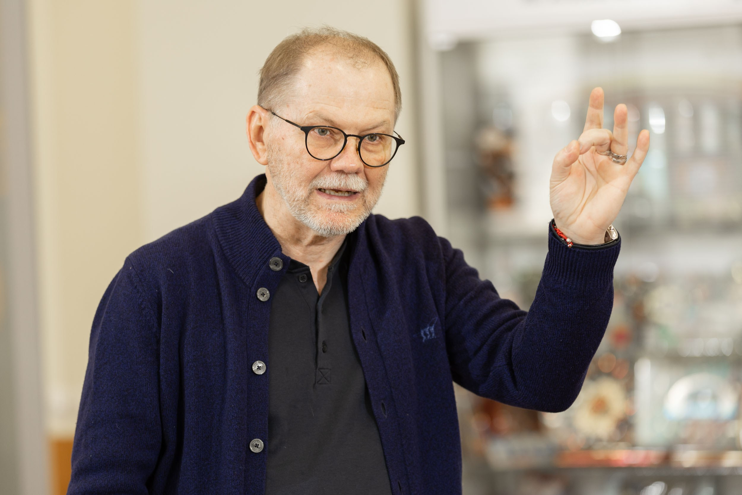 Андрей Тысленко  выступает на семинаре в Вологде.