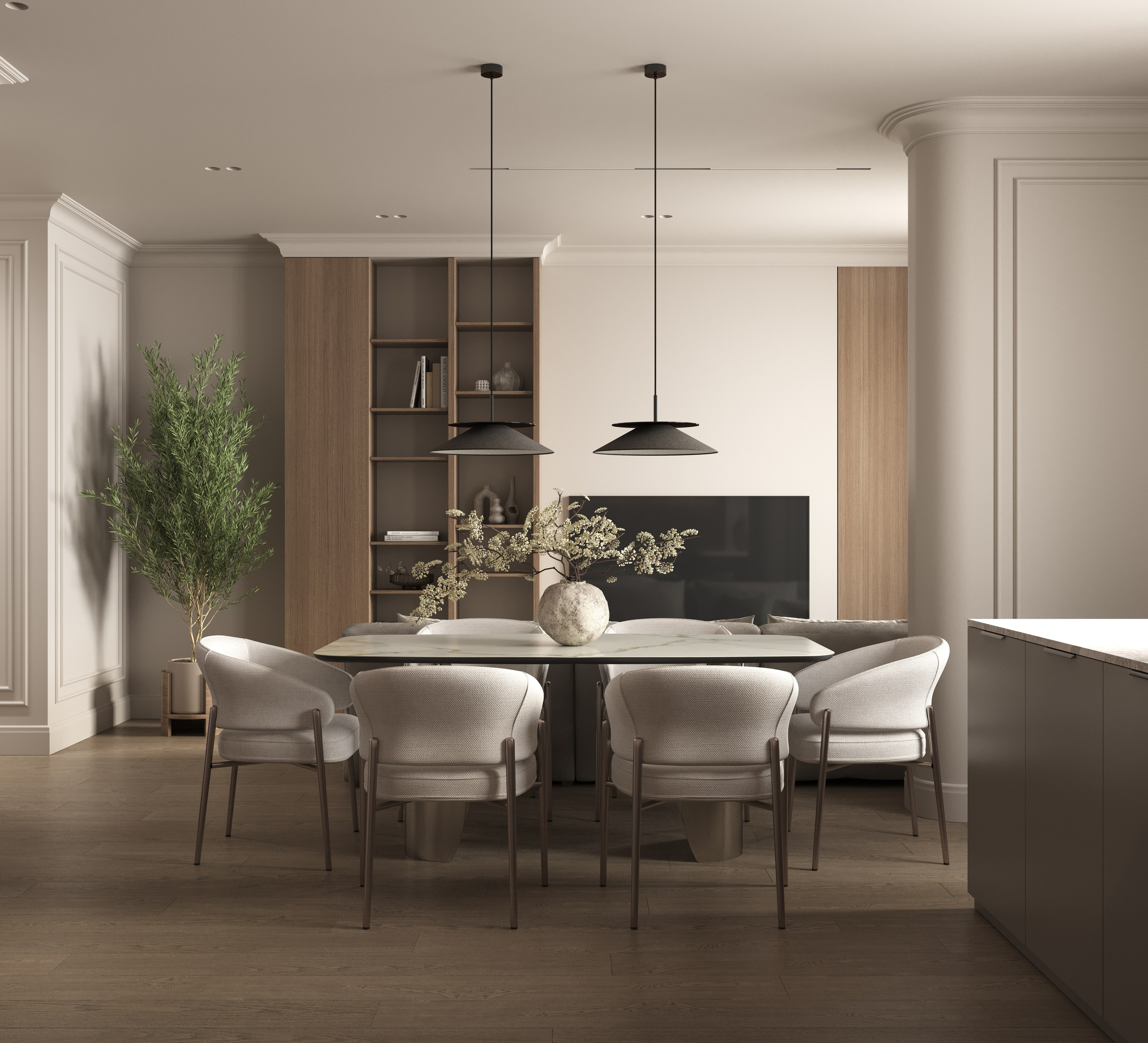 ЖК Искра-Парк — 125 м². КОМНАТА АИСТА дизайн-бюро | AIST ROOM design bureau