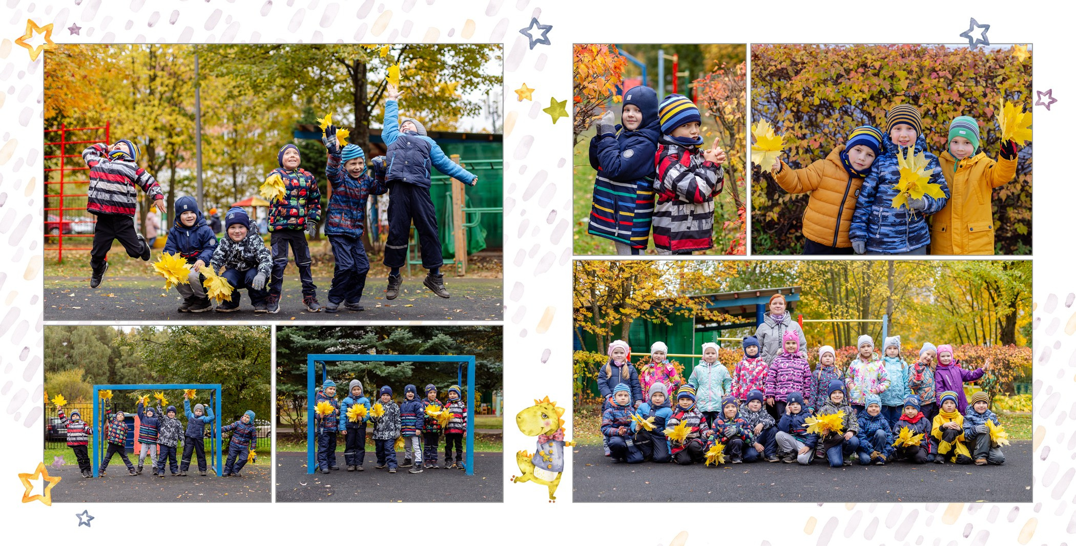 Детский сад. Годовое сопровождение + доп развороты. Школьный фотограф в Зеленограде и Москве Оксана Гусева