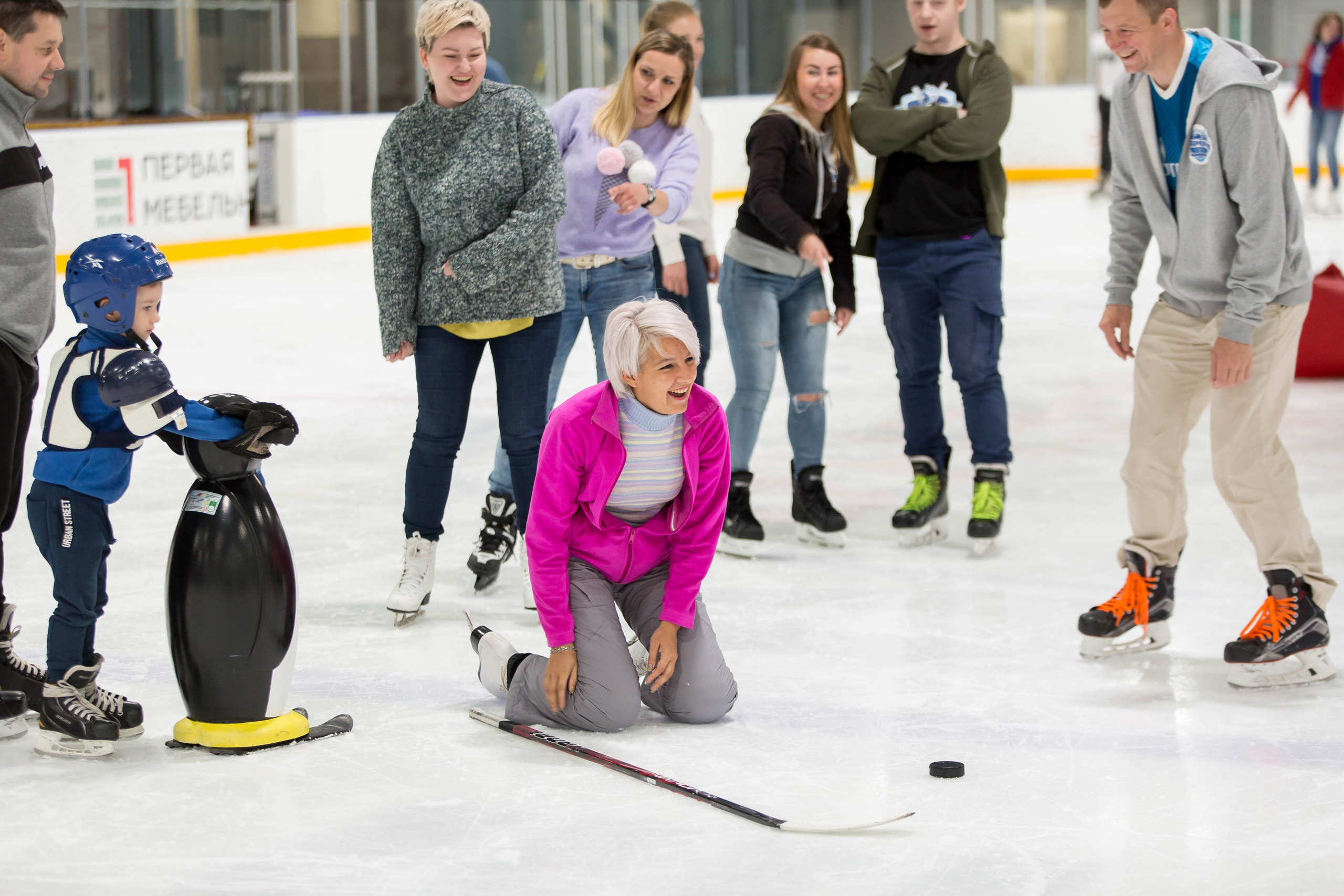 Хоккей для НПО «Аврора». Снимаю съемки