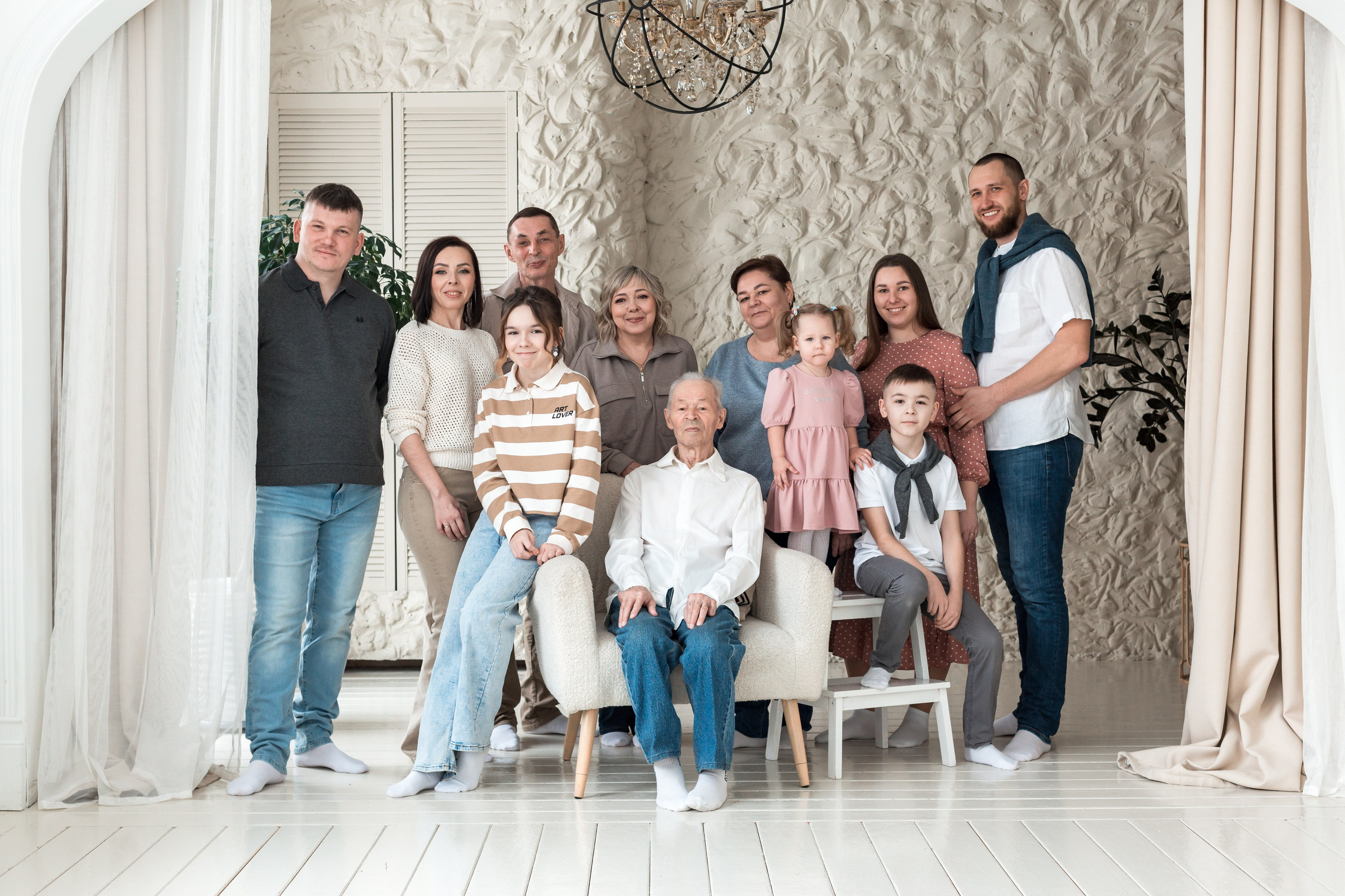 Семейная студийная съемка. Семейный и детский фотограф в Перми Ксения Масленникова