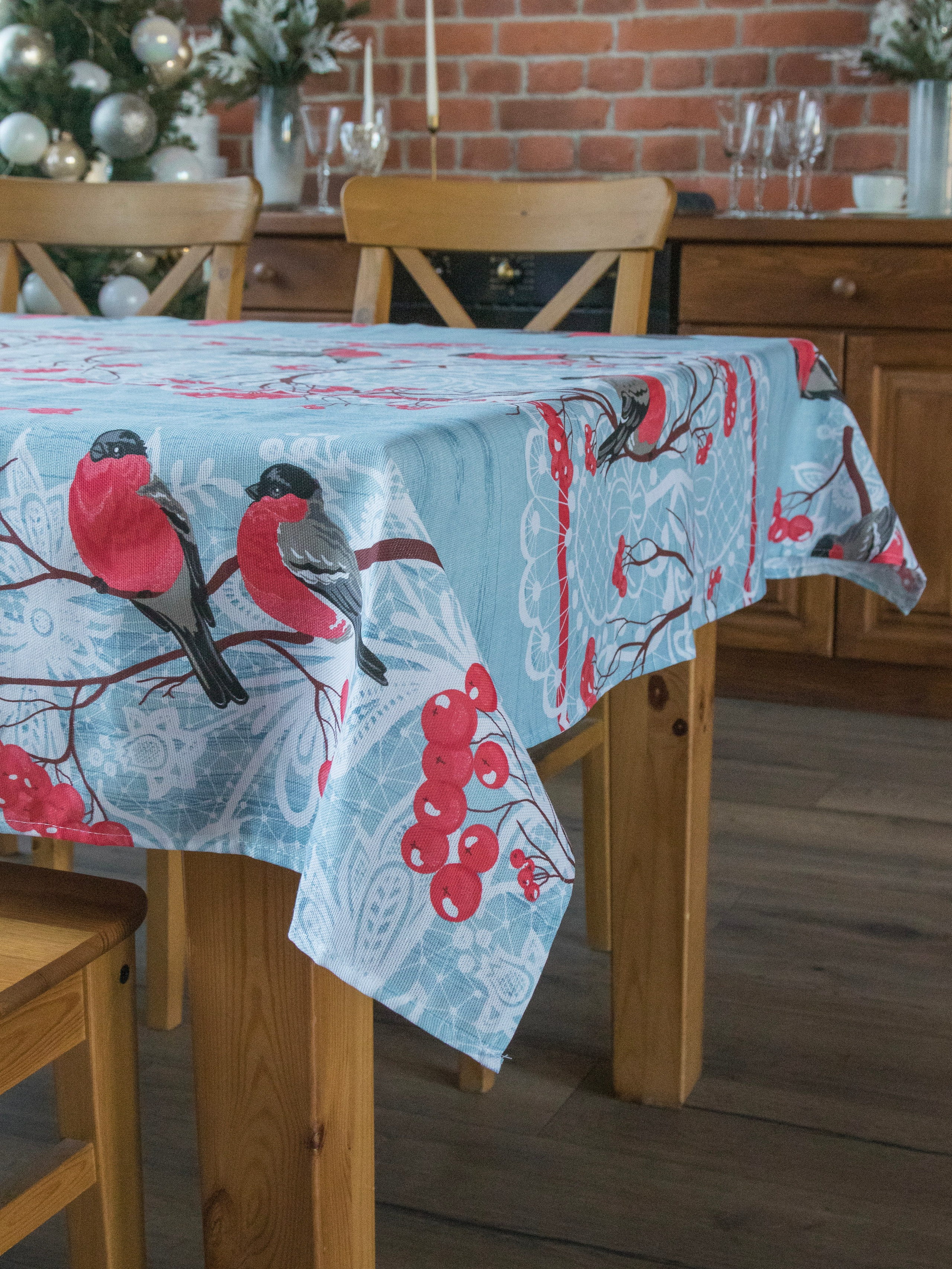 Скатерть новогодняя. Фотостудия для Wildberries Ozon