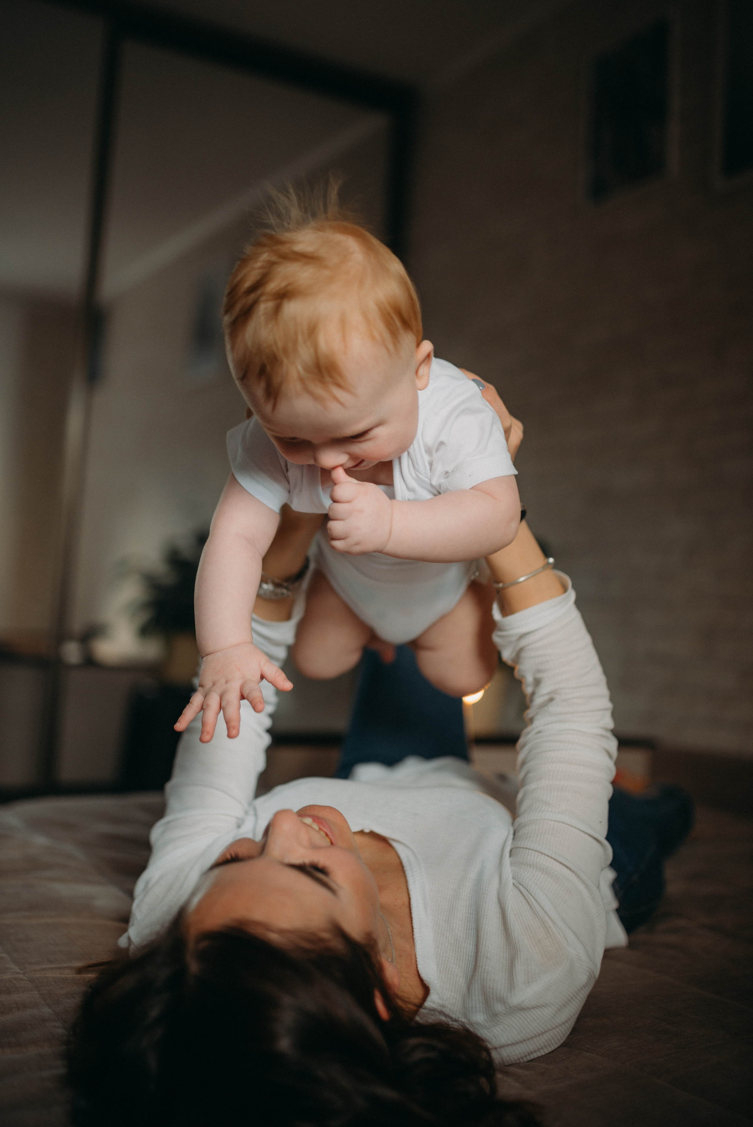 Семейная фотосессия дома. Семейный и детский фотограф в Санкт-Петербурге Маша Бичан