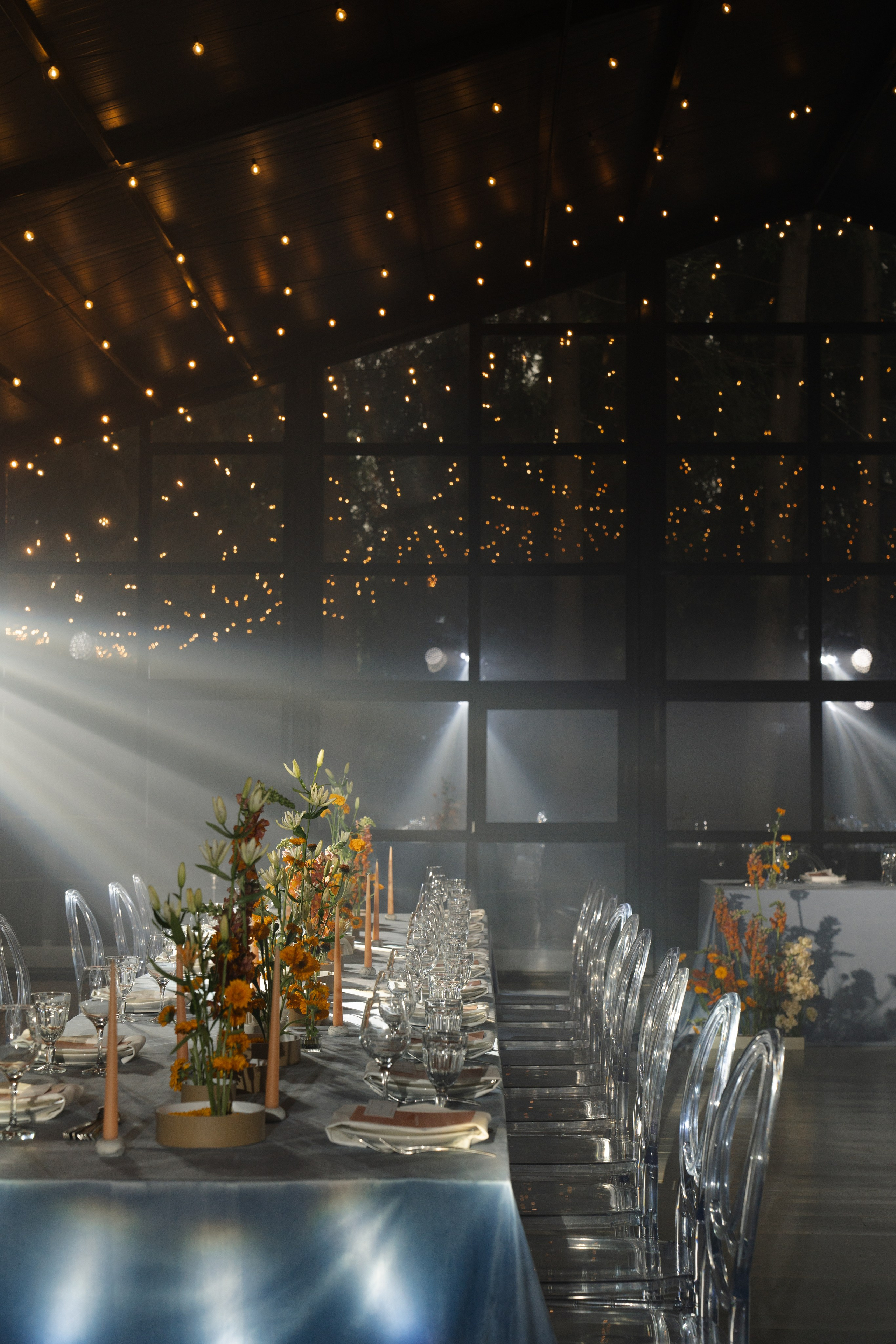 Оранжево-голубое слияние. VENSKAYA WEDDING & EVENT PLANNER