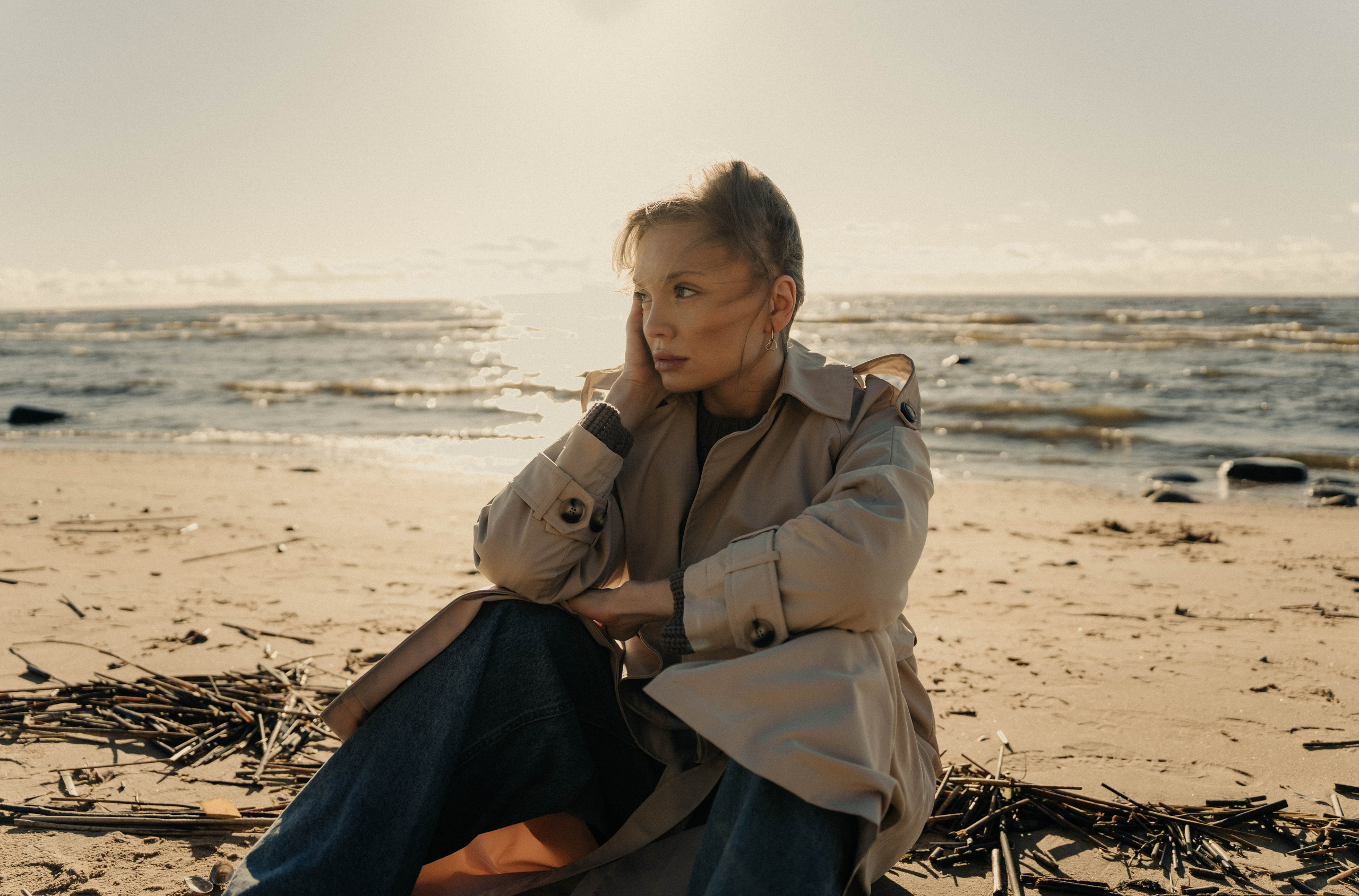 Вика. Пляж. Фотосессия в Санкт-Петербурге