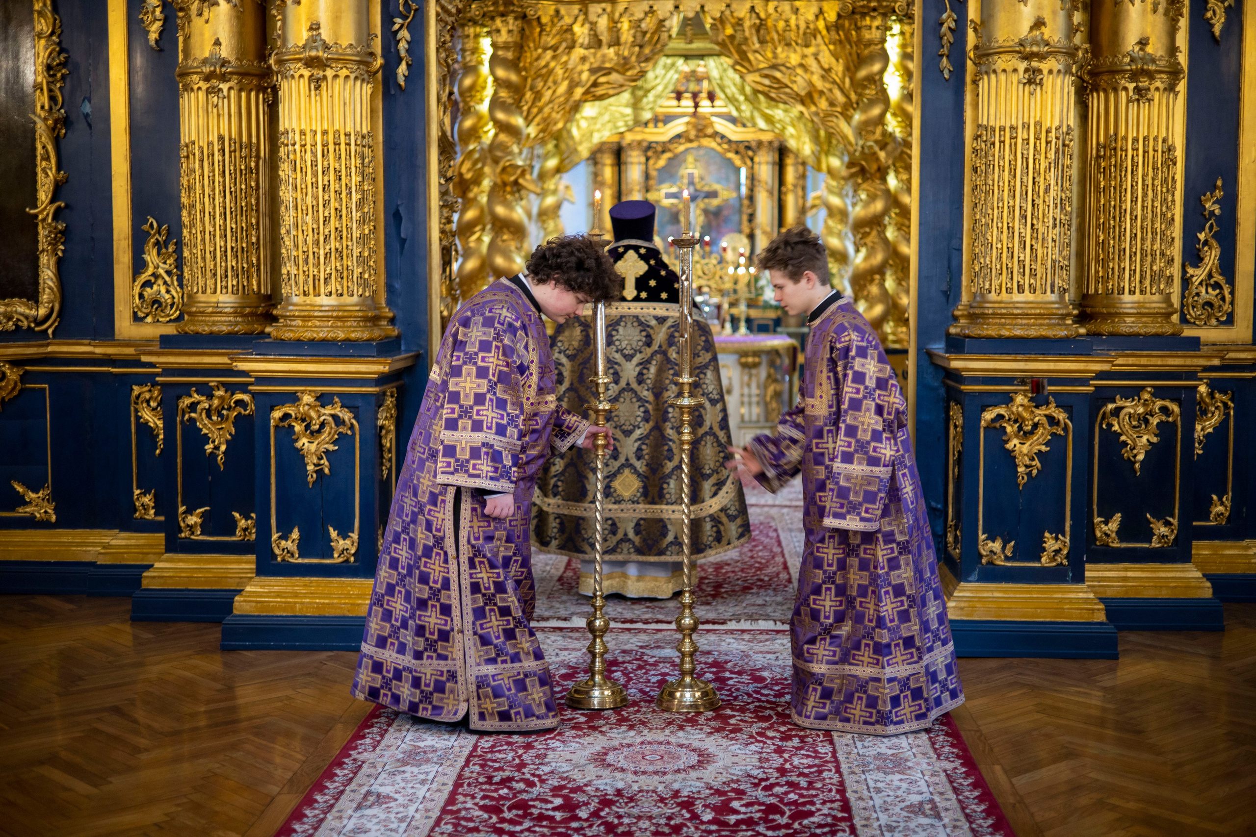 ВЕЛИКИЙ ЧЕТВЕРГ. ВОСПОМИНАНИЕ ТАЙНОЙ ВЕЧЕРИ. НИКОЛО-БОГОЯВЛЕНСКИЙ МОРСКОЙ СОБОР