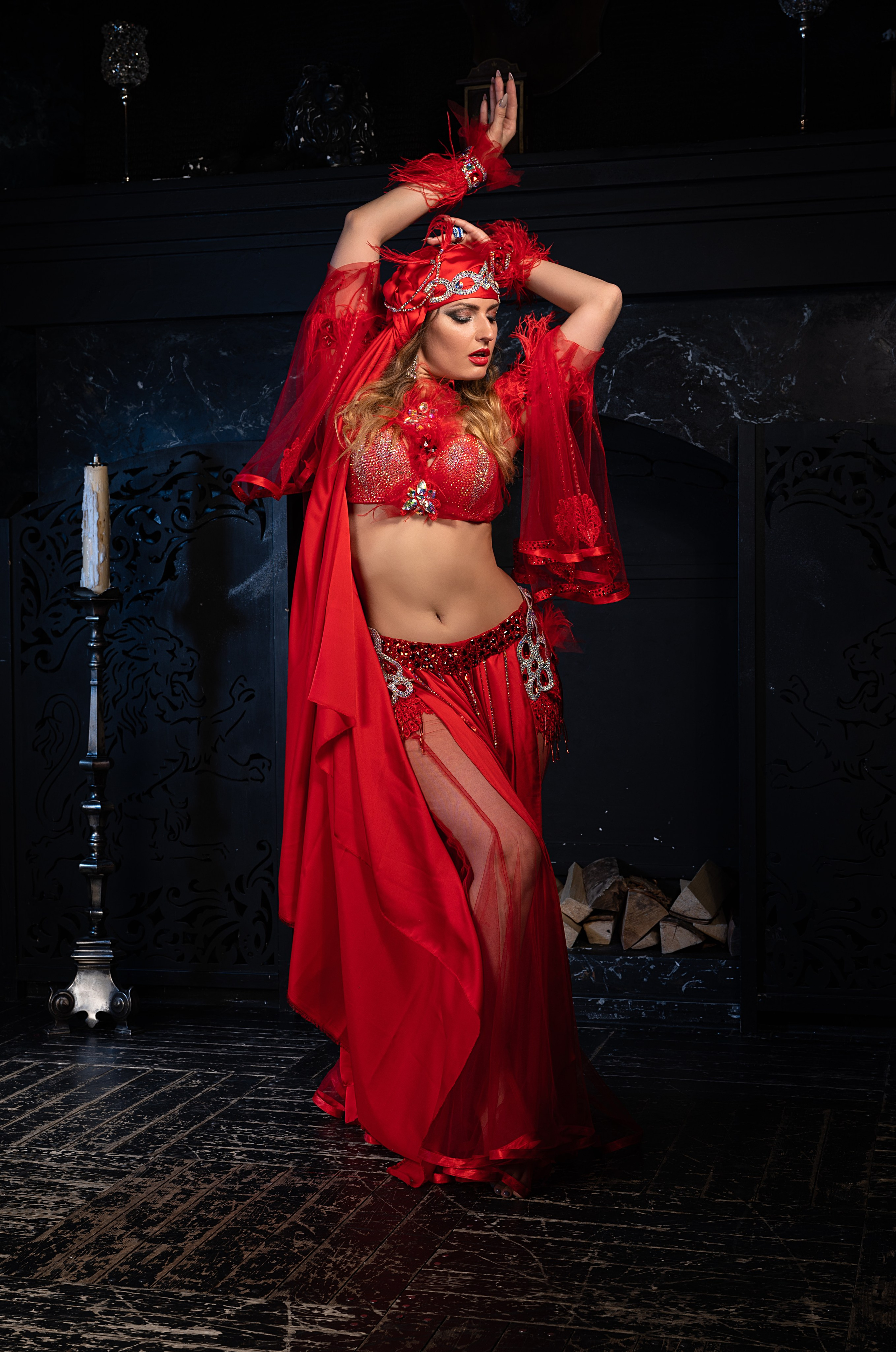 Студийная съёмка в стиле BellyDance. Портретный фотограф в Санкт-Петербурге Владимир Никитин